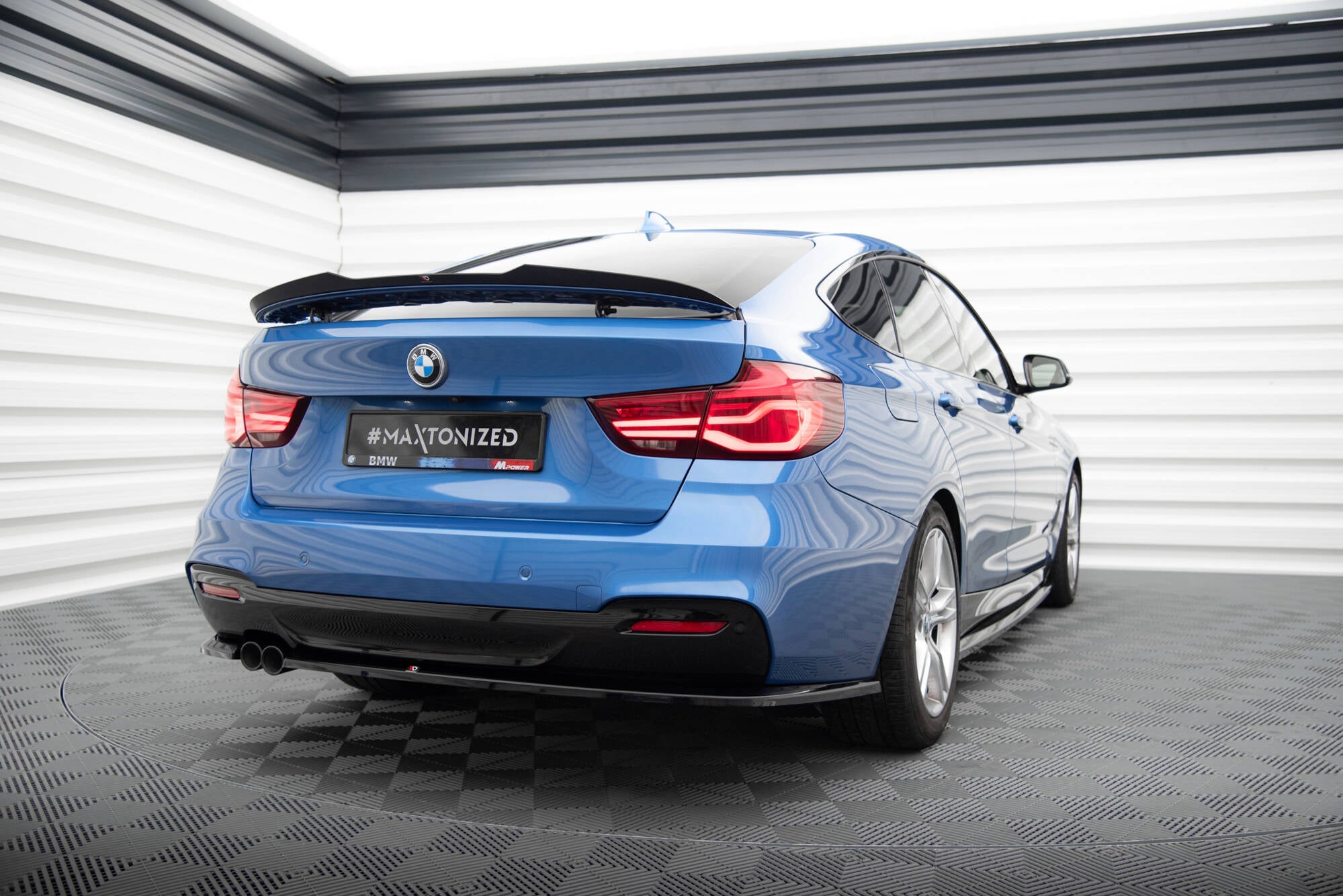 Maxton Design - Flaps Heckansatz V.1 Diffusor für BMW 3er GT M - Paket F34 - Aerowerk.