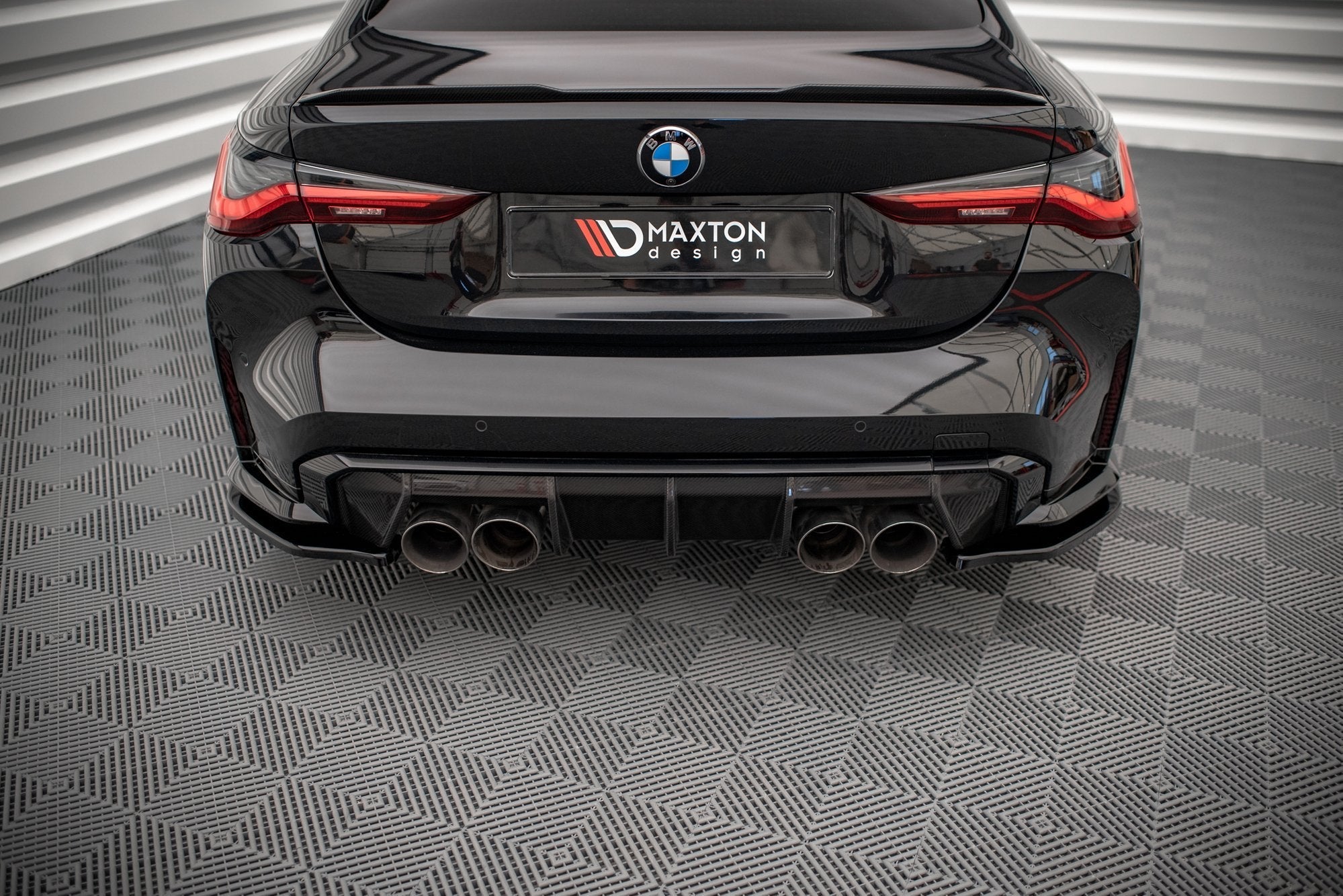 Maxton Design - Flaps Heckansatz V1 Diffusor für BMW M4 G82 / G82 Facelift - Aerowerk.