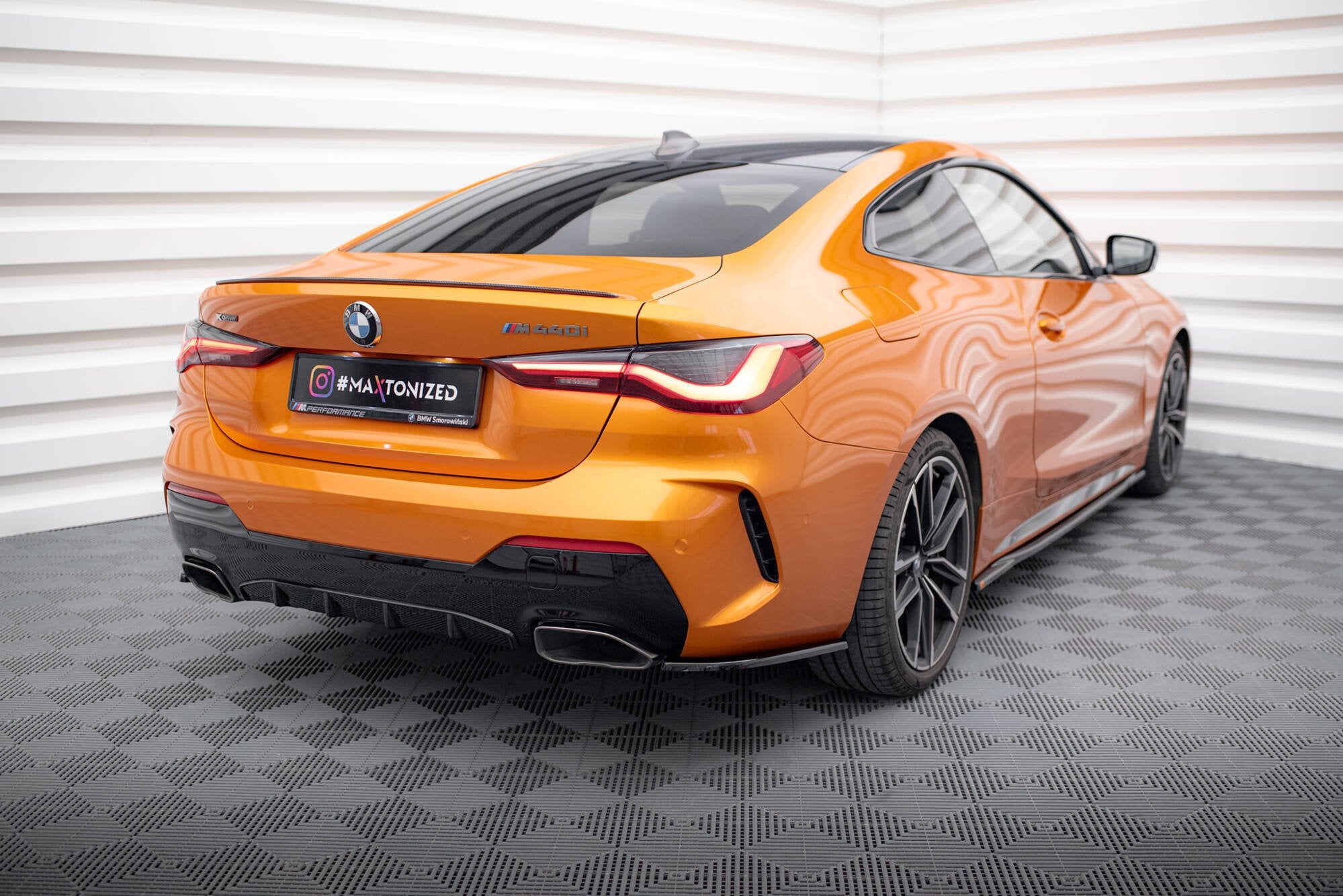 Maxton Design - Flaps Heckansatz V.1 für BMW 4er M440i G22 / G23 / G22 Facelift / G23 Facelift - Aerowerk.