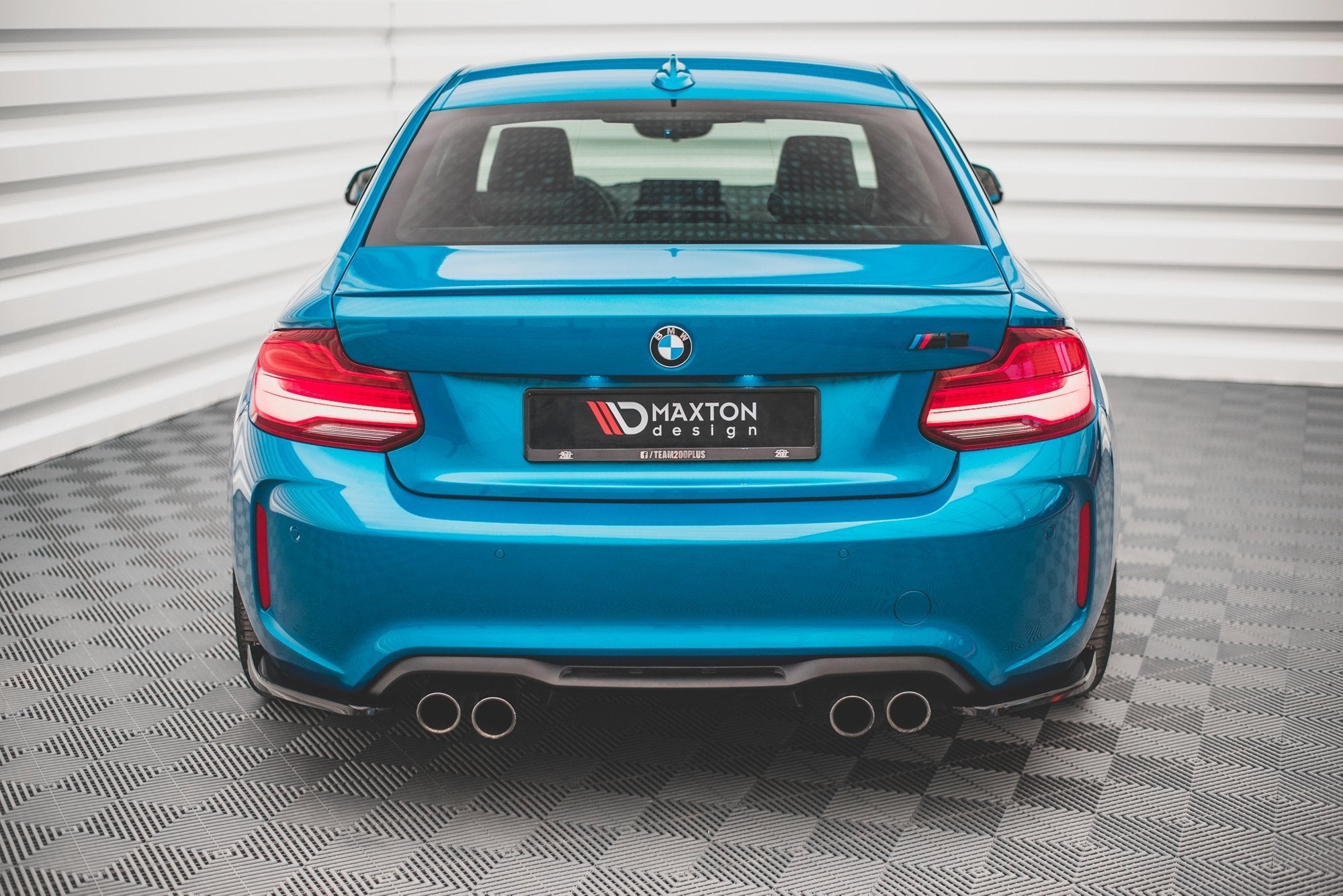 Maxton Design - Flaps Heckansatz V2 Diffusor für BMW M2 F87 - Aerowerk.
