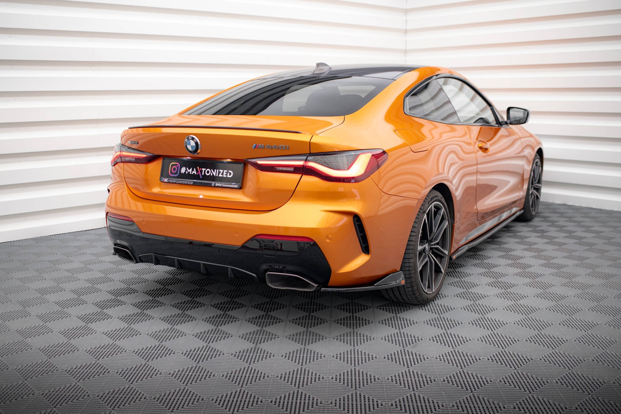 Maxton Design - Flaps Heckansatz V.2 für BMW 4er M440i G22 / G23 / G22 Facelift / G23 Facelift - Aerowerk.