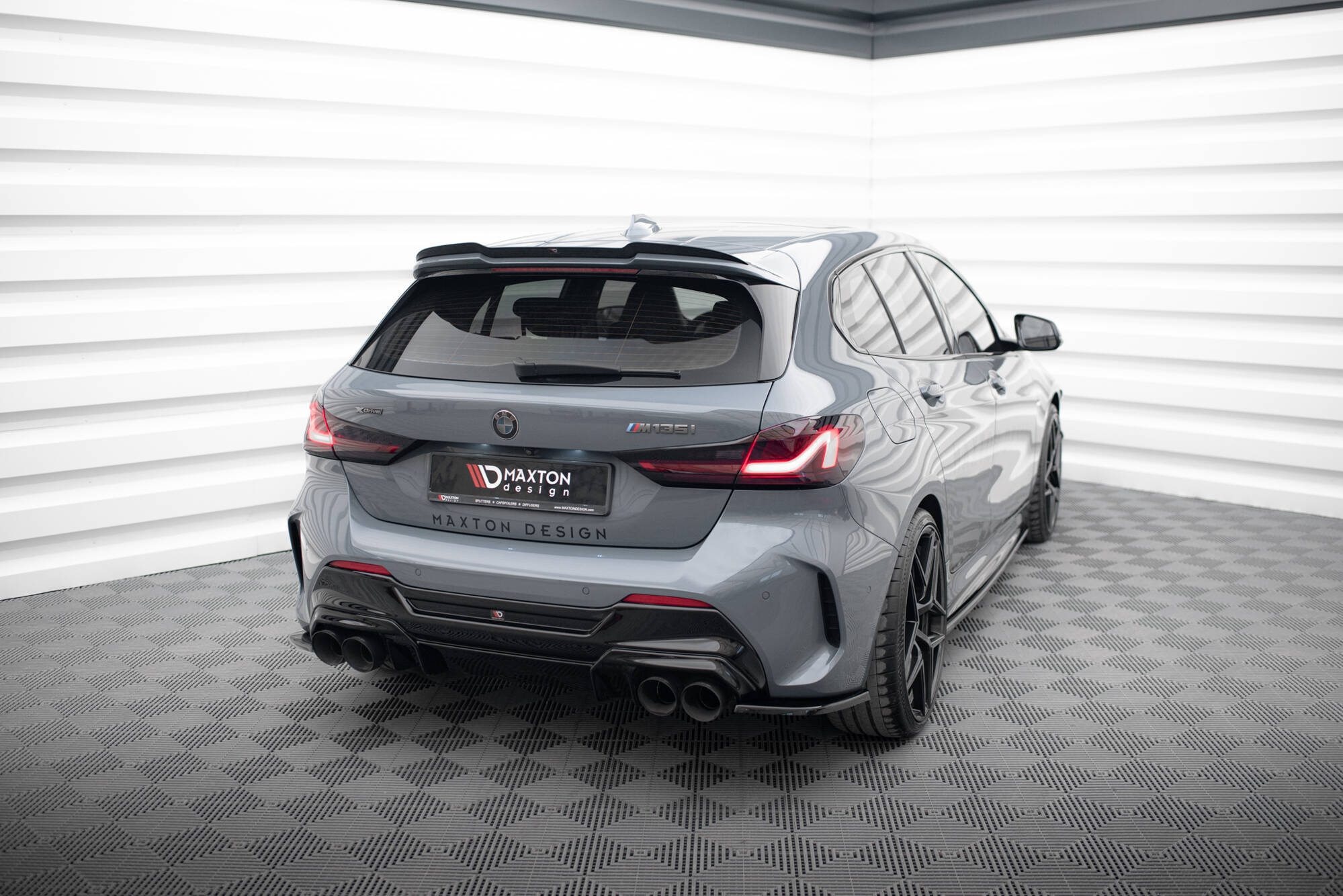 Maxton Design - Flaps Heckansatz V3 Diffusor für BMW 1er F40 M - Paket/ M135i - Aerowerk.