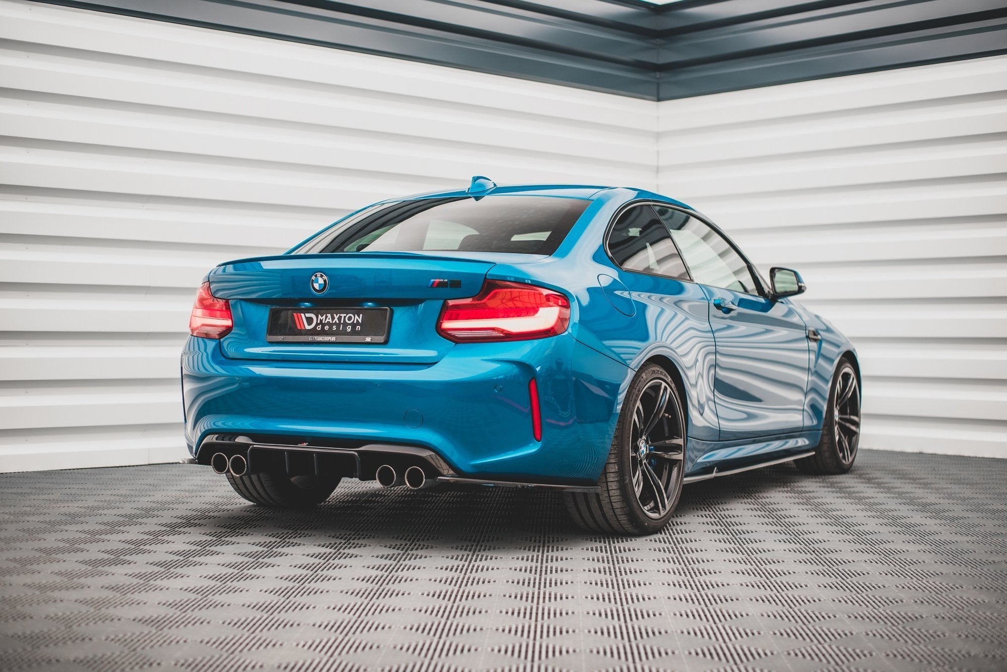 Maxton Design - Flaps Heckansatz V3 Diffusor für BMW M2 F87 - Aerowerk.