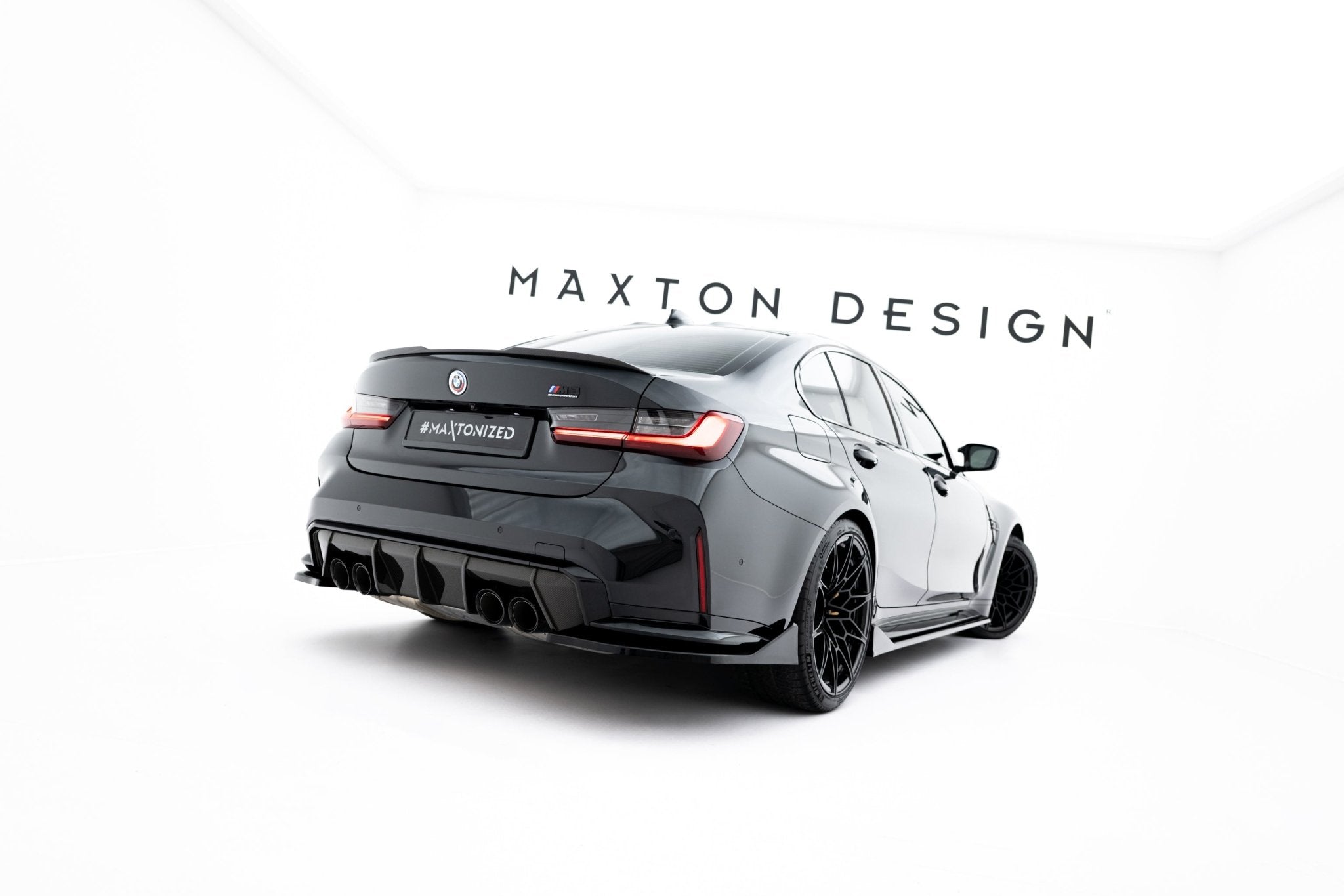 Maxton Design - Flaps Heckansatz V5 Diffusor für BMW M3 Limousine / Touring G80 / G81 - Aerowerk.