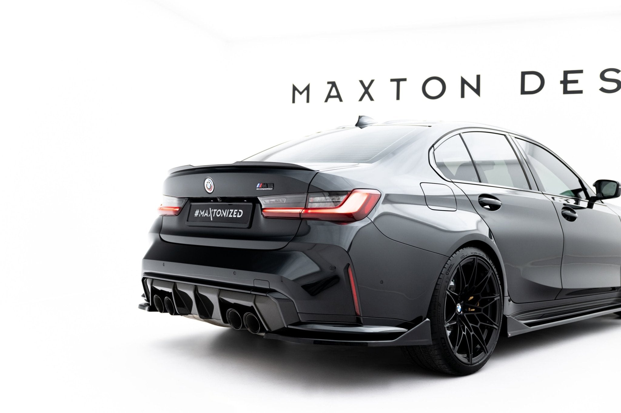 Maxton Design - Flaps Heckansatz V5 Diffusor für BMW M3 Limousine / Touring G80 / G81 - Aerowerk.