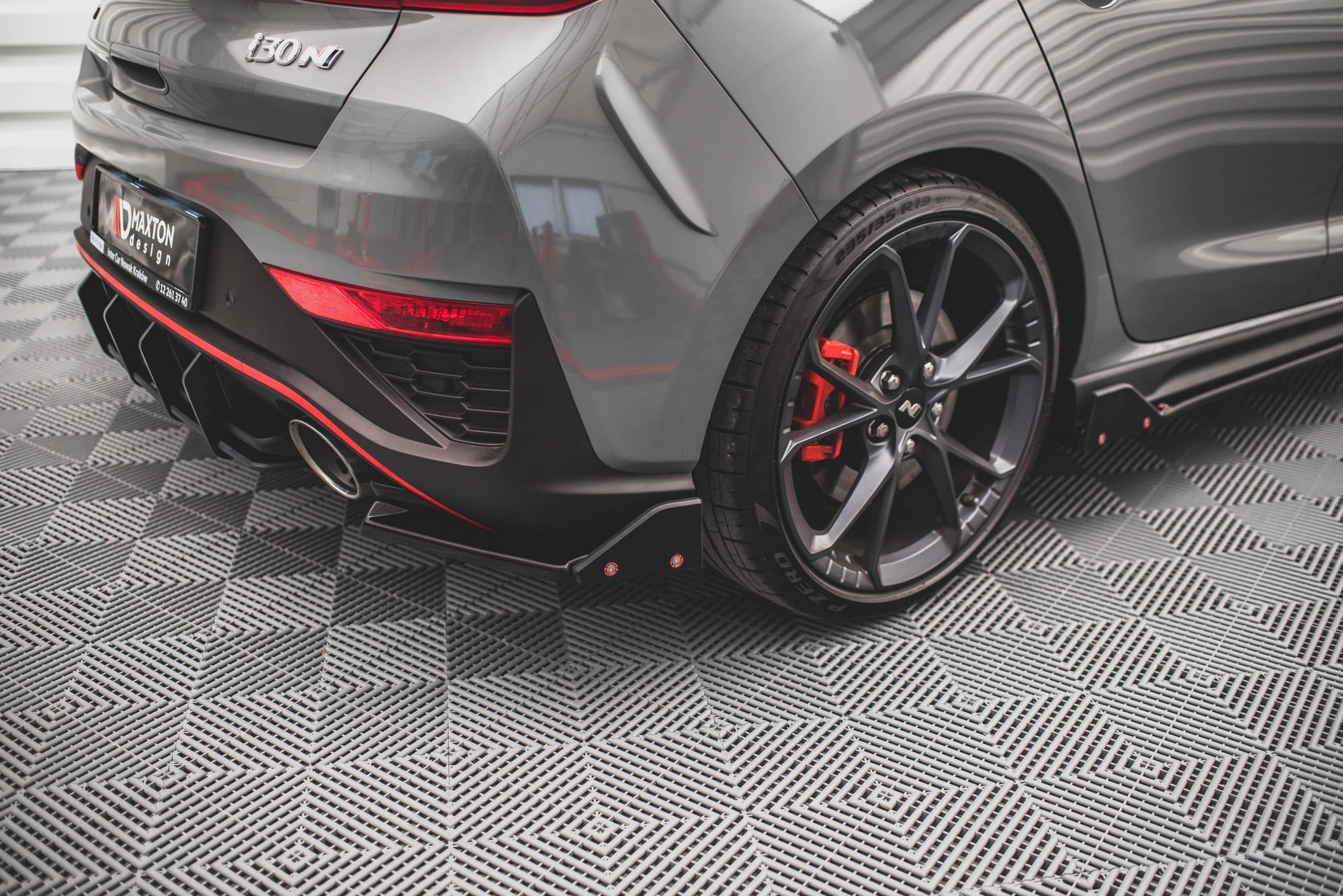 Maxton Design - Flaps V1 Heckansatz Flaps Heckansatz + Flaps für Hyundai I30 N Hatchback Mk3 Facelift - Aerowerk.