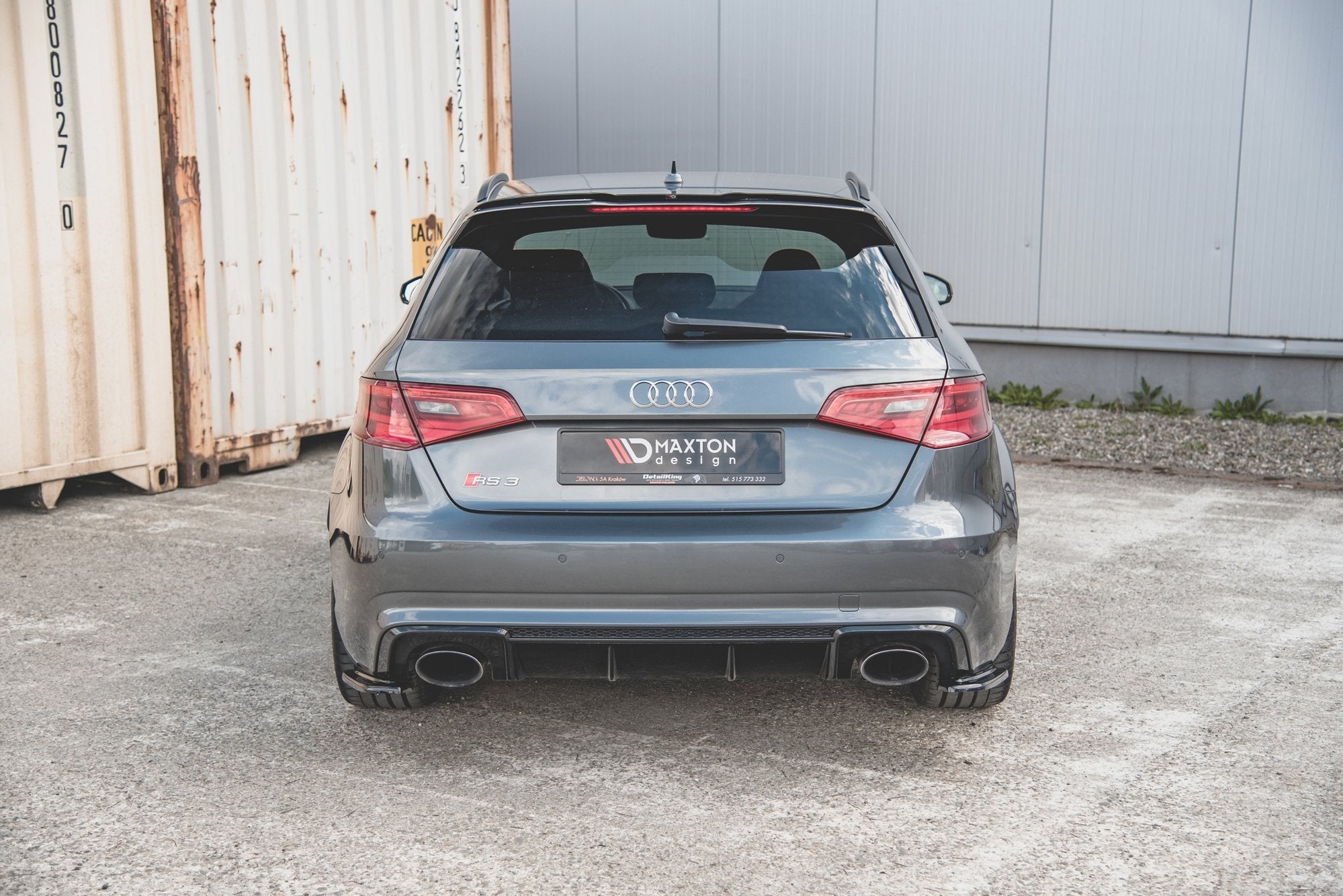 Maxton Design - Flaps V1 Heckansatz Flaps Heckansatz für Audi RS3 8V Sportback - Aerowerk.