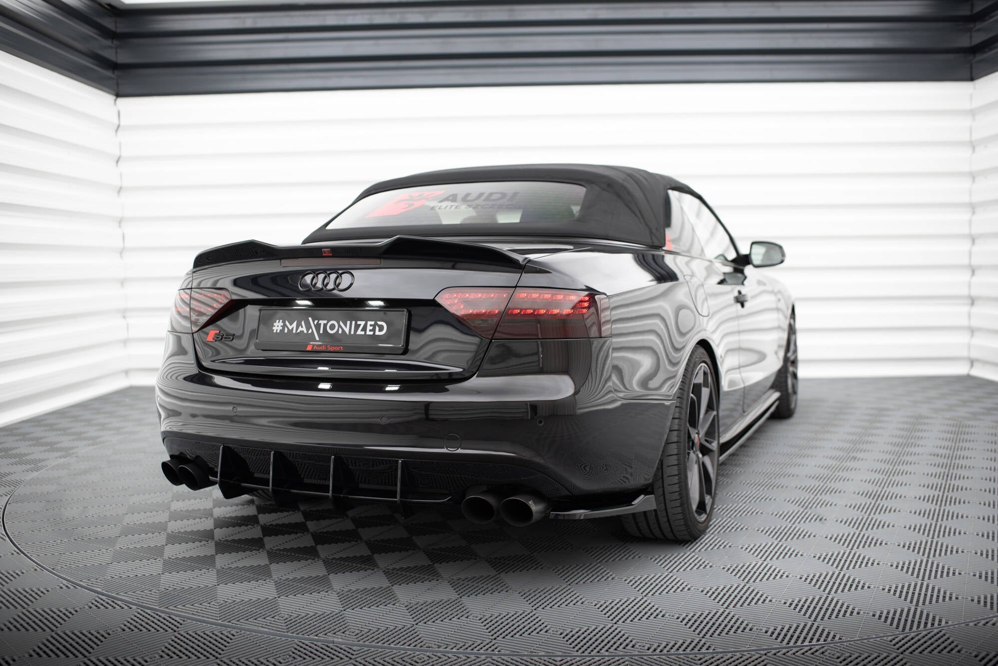 Maxton Design - Flaps V1 Heckansatz Flaps Heckansatz für Audi S5 / A5 S - Line Coupe / Cabriolet 8T - Aerowerk.