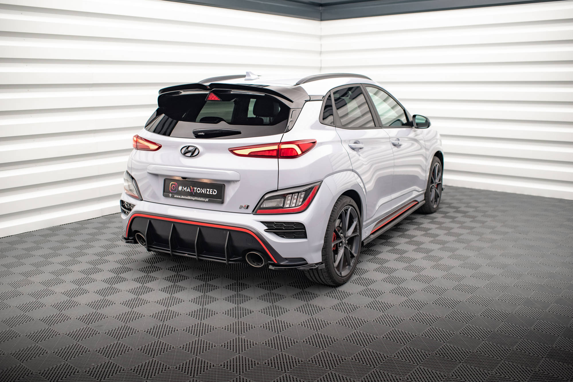 Maxton Design - Flaps V1 Heckansatz Flaps Heckansatz für Hyundai Kona Mk1 - Aerowerk.