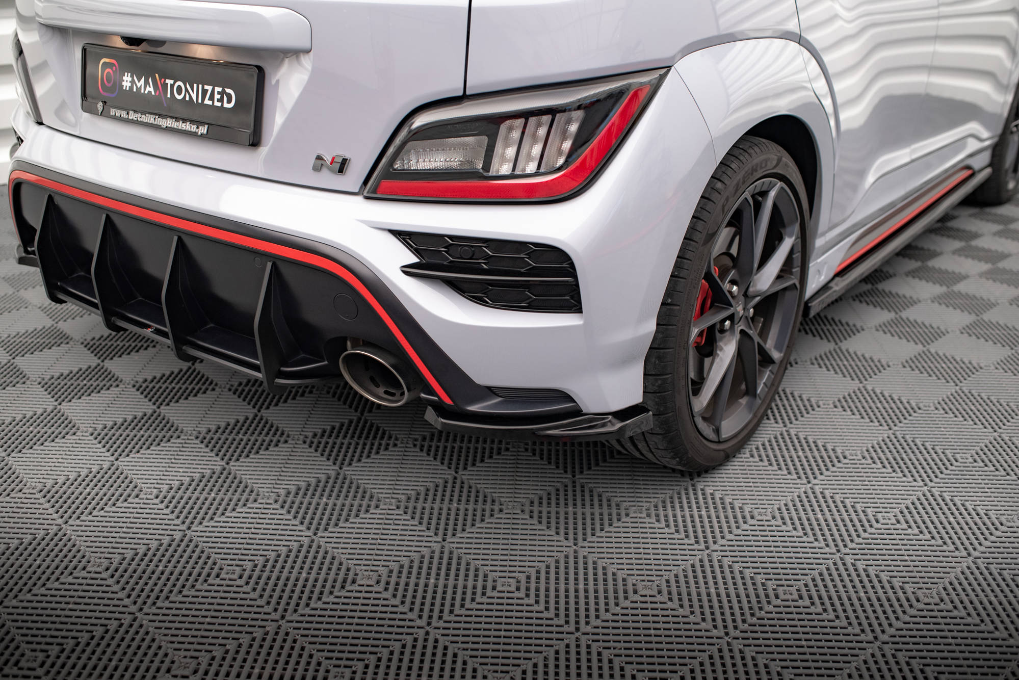 Maxton Design - Flaps V1 Heckansatz Flaps Heckansatz für Hyundai Kona Mk1 - Aerowerk.
