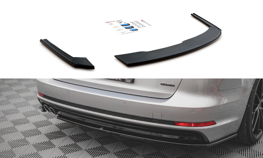 Maxton Design - Flaps V2 Heckansatz Flaps Heckansatz für Audi A4 S - Line B9 - Aerowerk.
