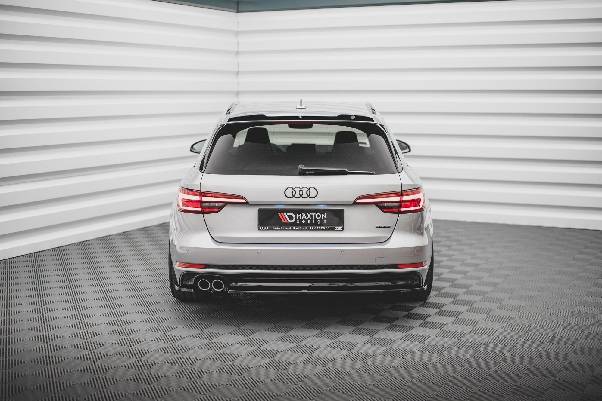 Maxton Design - Flaps V2 Heckansatz Flaps Heckansatz für Audi A4 S - Line B9 - Aerowerk.