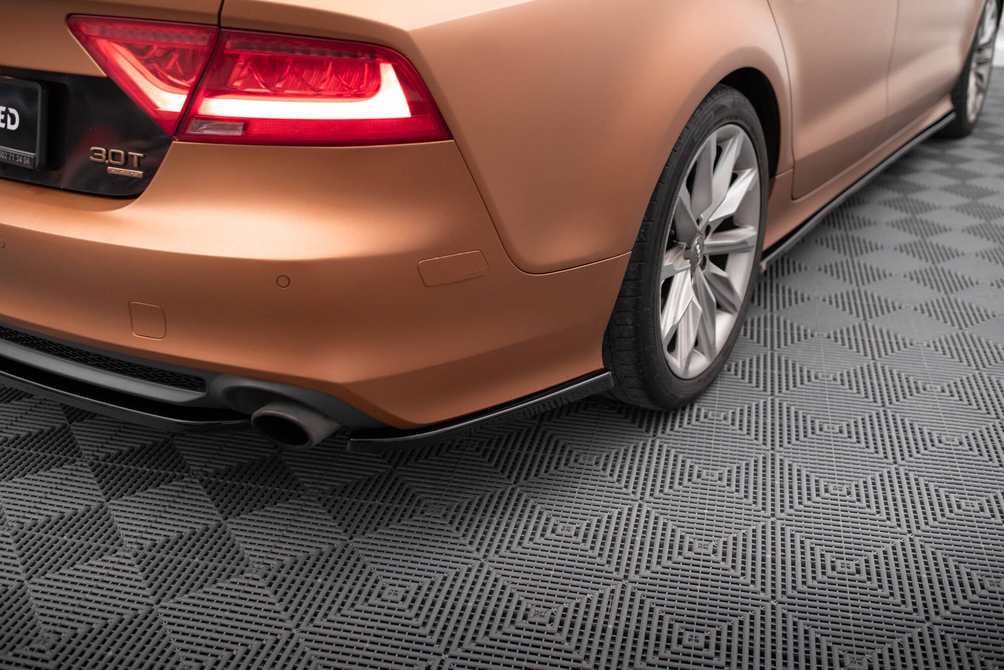 Maxton Design - Flaps V2 Heckansatz Flaps Heckansatz für Audi A7 S - Line C7 - Aerowerk.