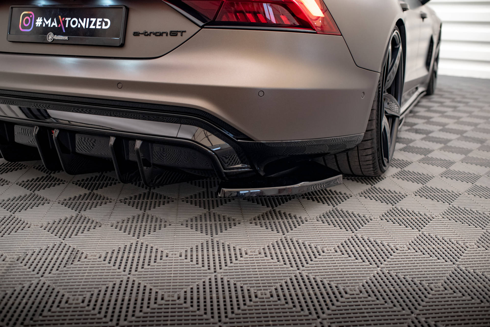 Maxton Design - Flaps V2 Heckansatz Flaps Heckansatz für Audi e - Tron GT / RS GT Mk1 - Aerowerk.