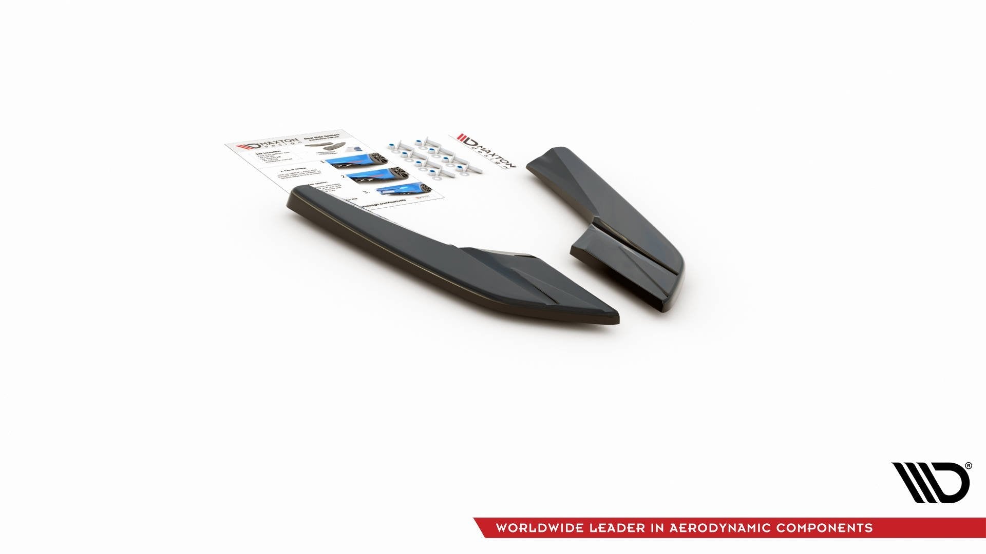 Maxton Design - Flaps V2 Heckansatz Flaps Heckansatz für Audi S3 Limousine 8V Facelift - Aerowerk.