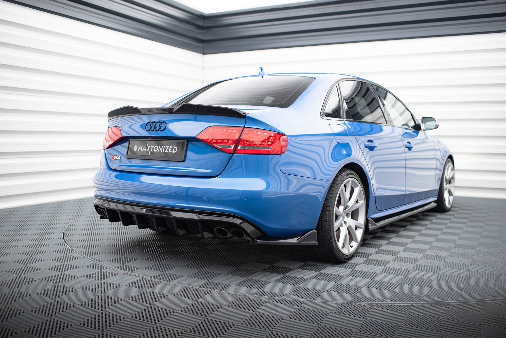 Maxton Design - Flaps V2 Heckansatz Flaps Heckansatz für Audi S4 Limousine B8 - Aerowerk.