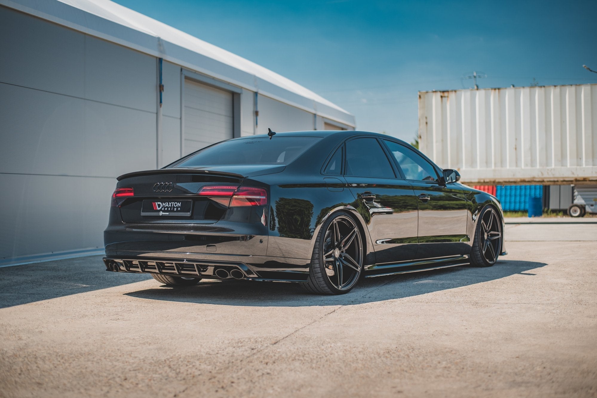Maxton Design - Flaps V2 Heckansatz Flaps Heckansatz für Audi S8 D4 Facelift - Aerowerk.