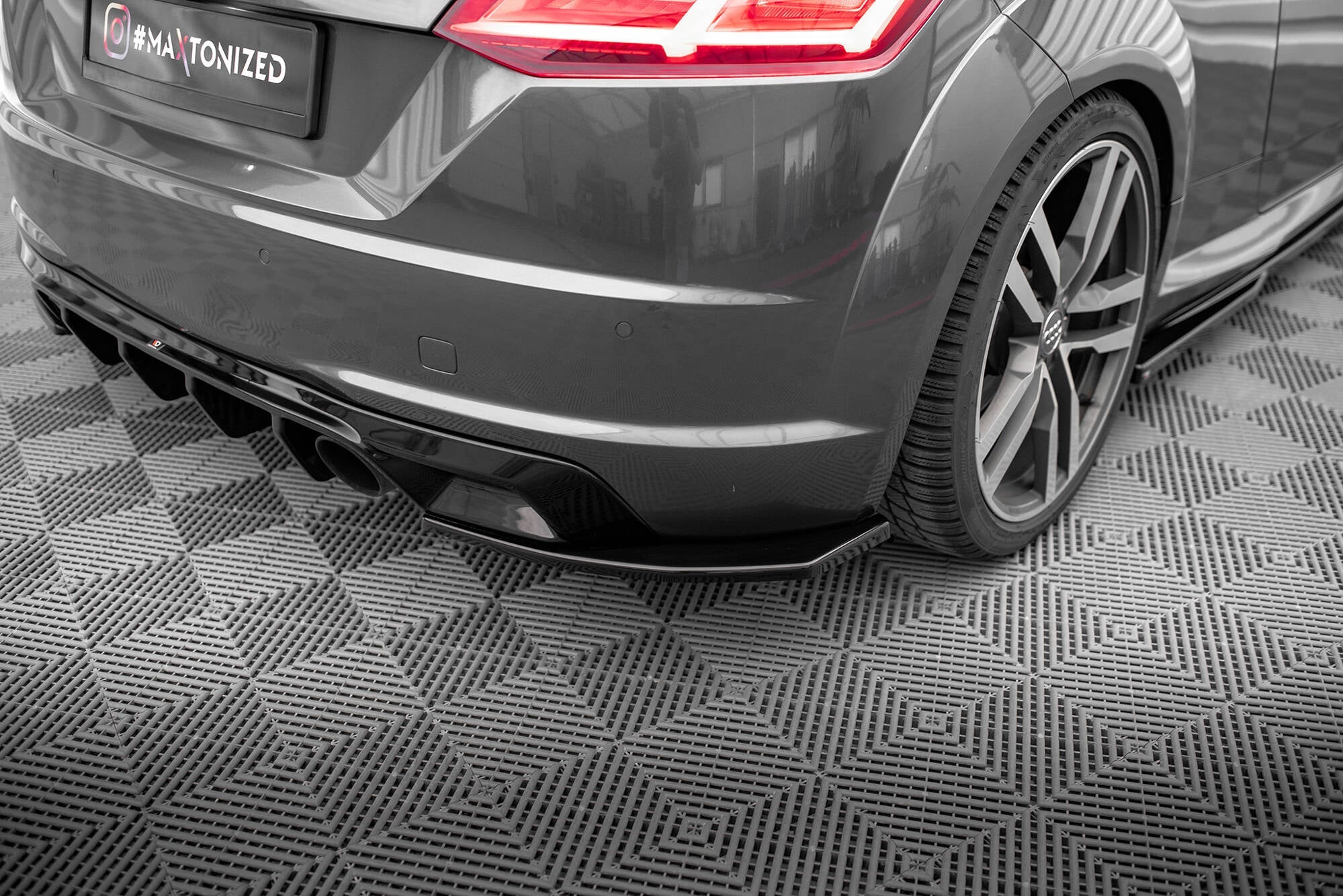 Maxton Design - Flaps V2 Heckansatz Flaps Heckansatz für Audi TT S - Line 8S - Aerowerk.