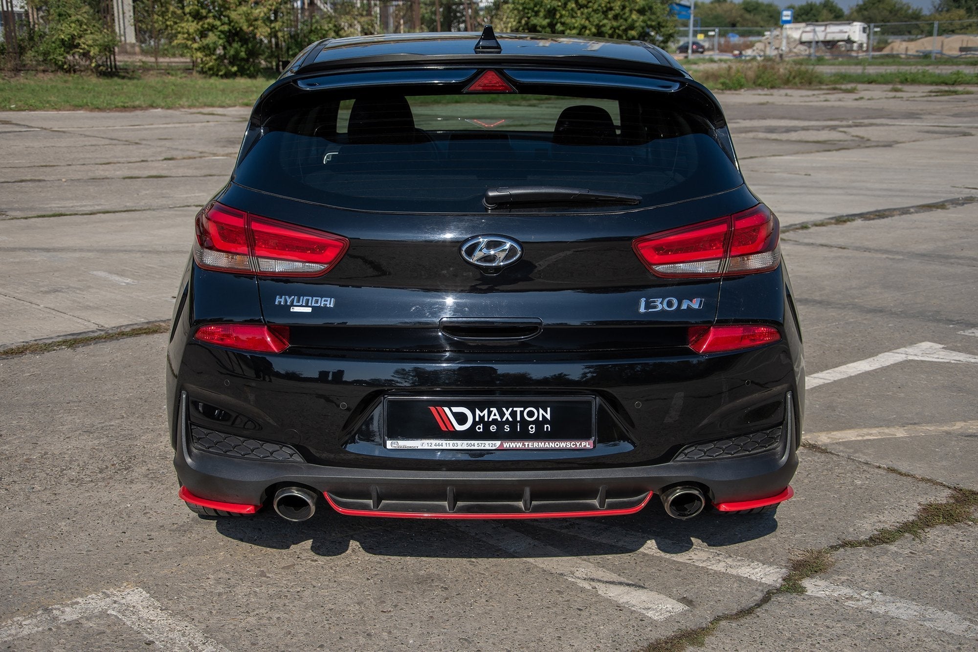Maxton Design - Flaps V2 Heckansatz Flaps Heckansatz für Hyundai I30 N Mk3 Hatchback - Aerowerk.