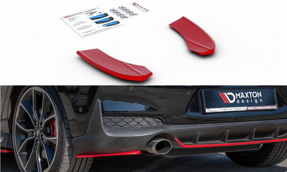 Maxton Design - Flaps V2 Heckansatz Flaps Heckansatz für Hyundai I30 N Mk3 Hatchback - Aerowerk.