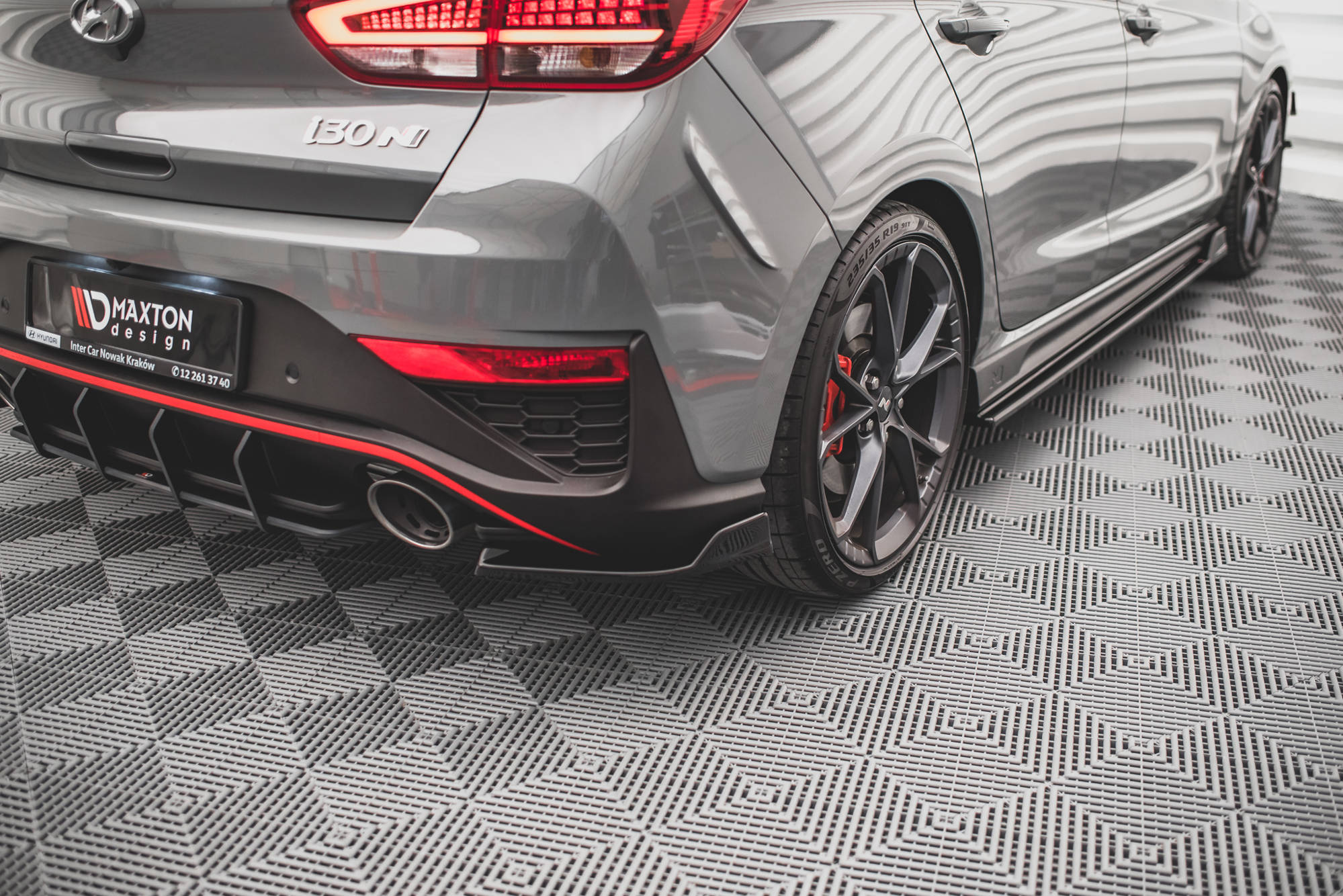 Maxton Design - Flaps V3 Heckansatz Flaps Heckansatz für Hyundai I30 N Hatchback Mk3 Facelift - Aerowerk.