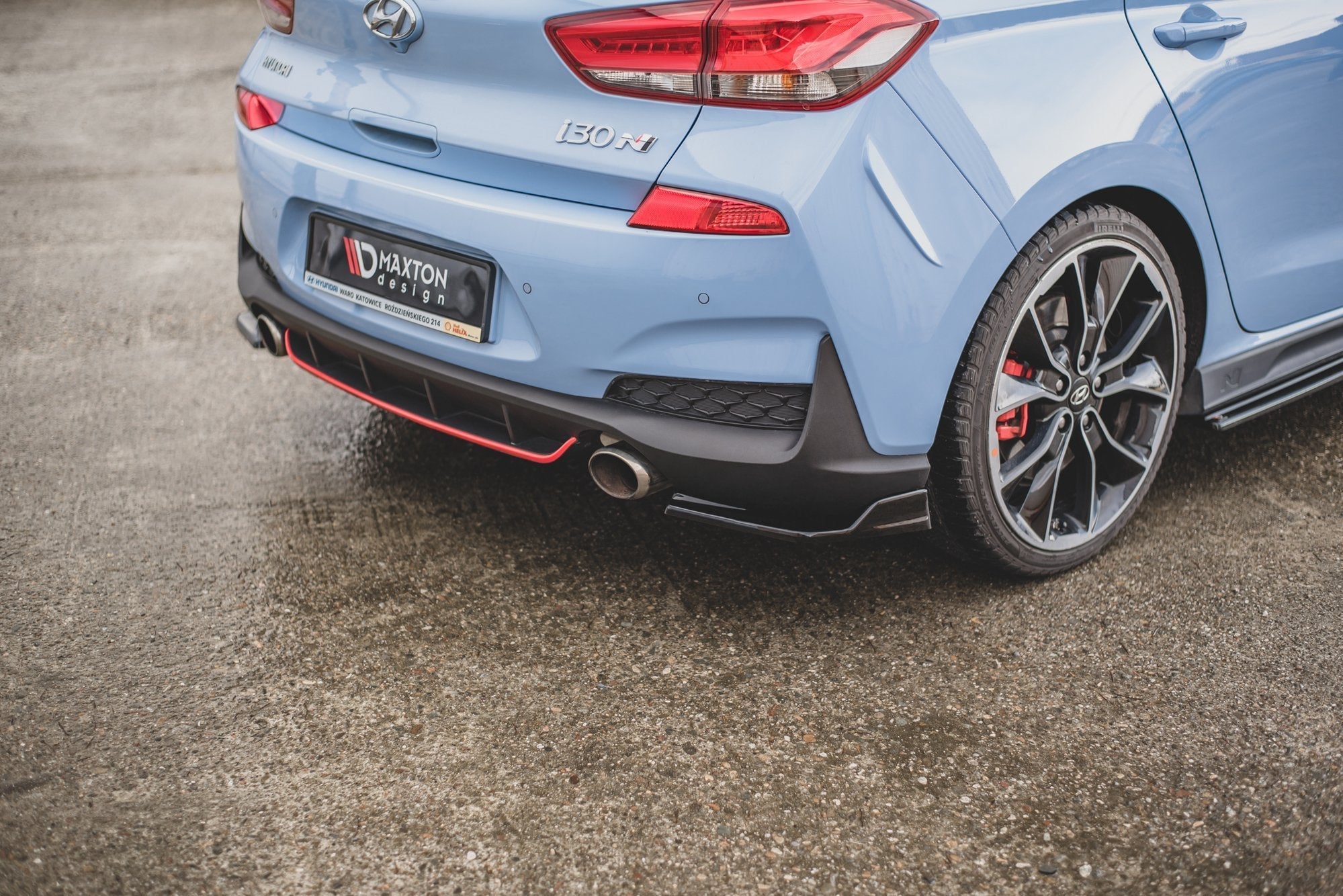 Maxton Design - Flaps V3 Heckansatz Flaps Heckansatz für Hyundai I30 N Mk3 Hatchback - Aerowerk.
