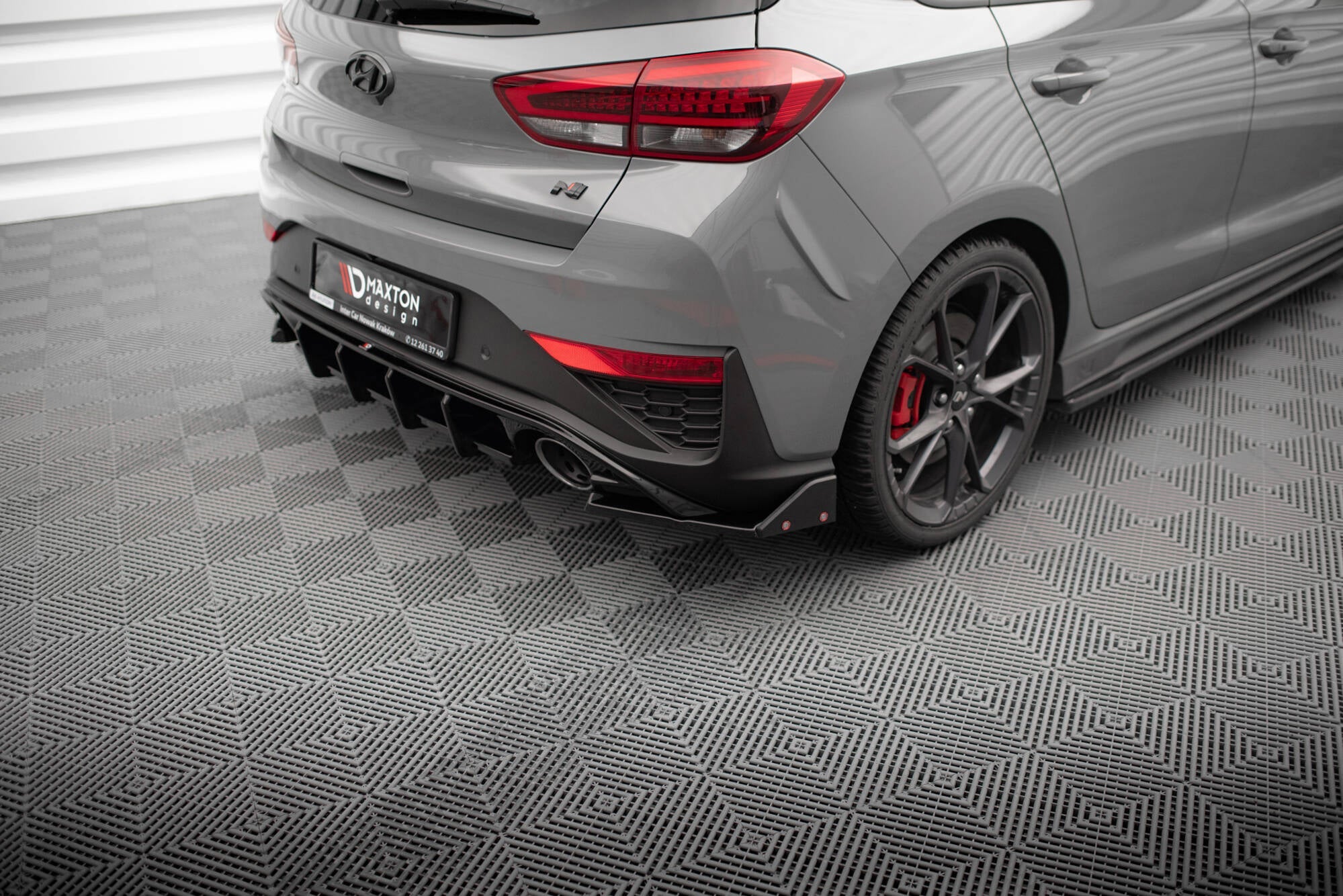 Maxton Design - Flaps V4 Heckansatz Flaps Heckansatz + Flaps für Hyundai I30 N Hatchback Mk3 Facelift - Aerowerk.