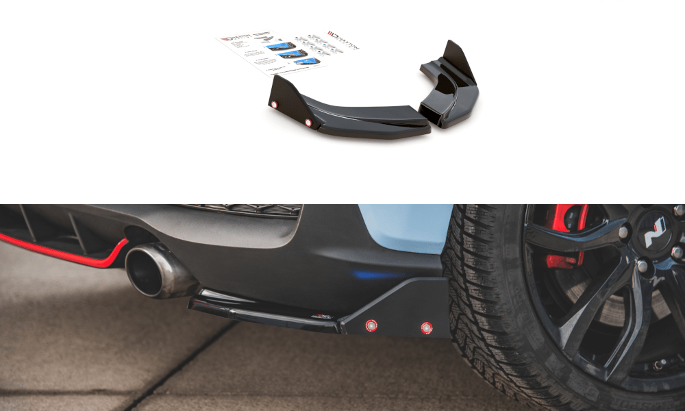 Maxton Design - Flaps V6 Heckansatz Flaps Heckansatz + Flaps für Hyundai I30 N Mk3 Hatchback - Aerowerk.