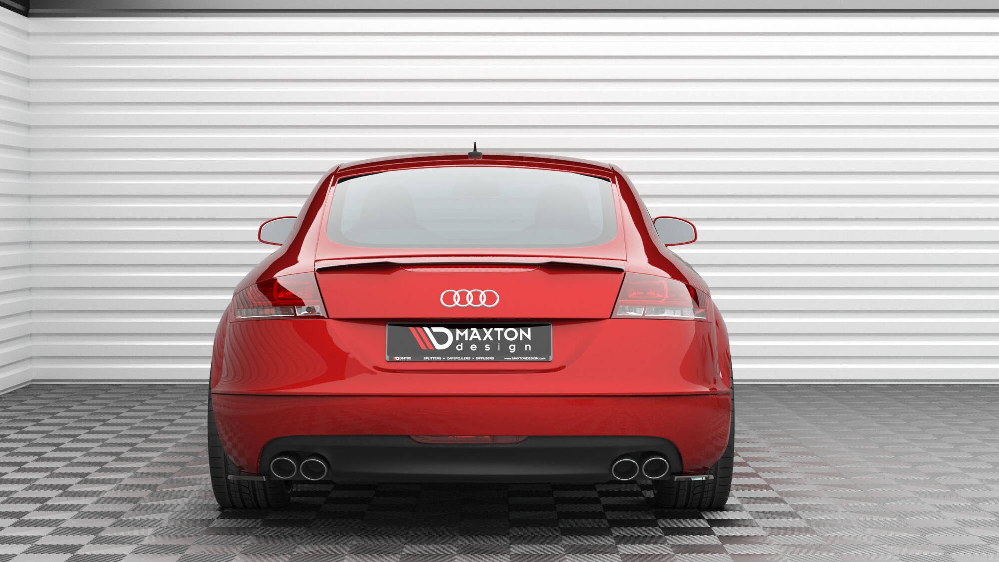 Maxton Design - Flaps V6 Heckansatz Flaps Heckansatz für Audi TT 3.2 8J - Aerowerk.
