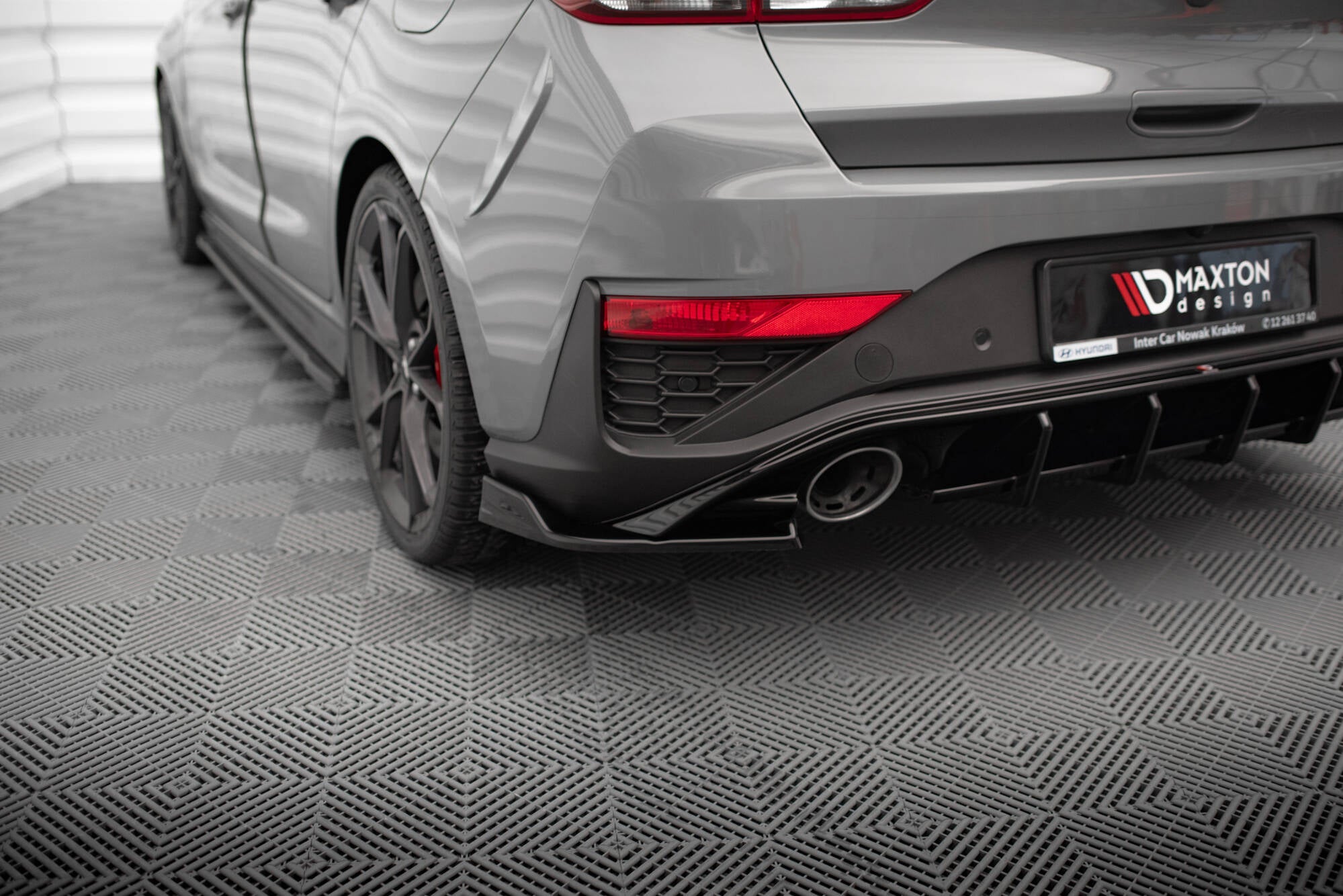 Maxton Design - Flaps V6 Heckansatz Flaps Heckansatz für Hyundai I30 N Hatchback Mk3 Facelift - Aerowerk.