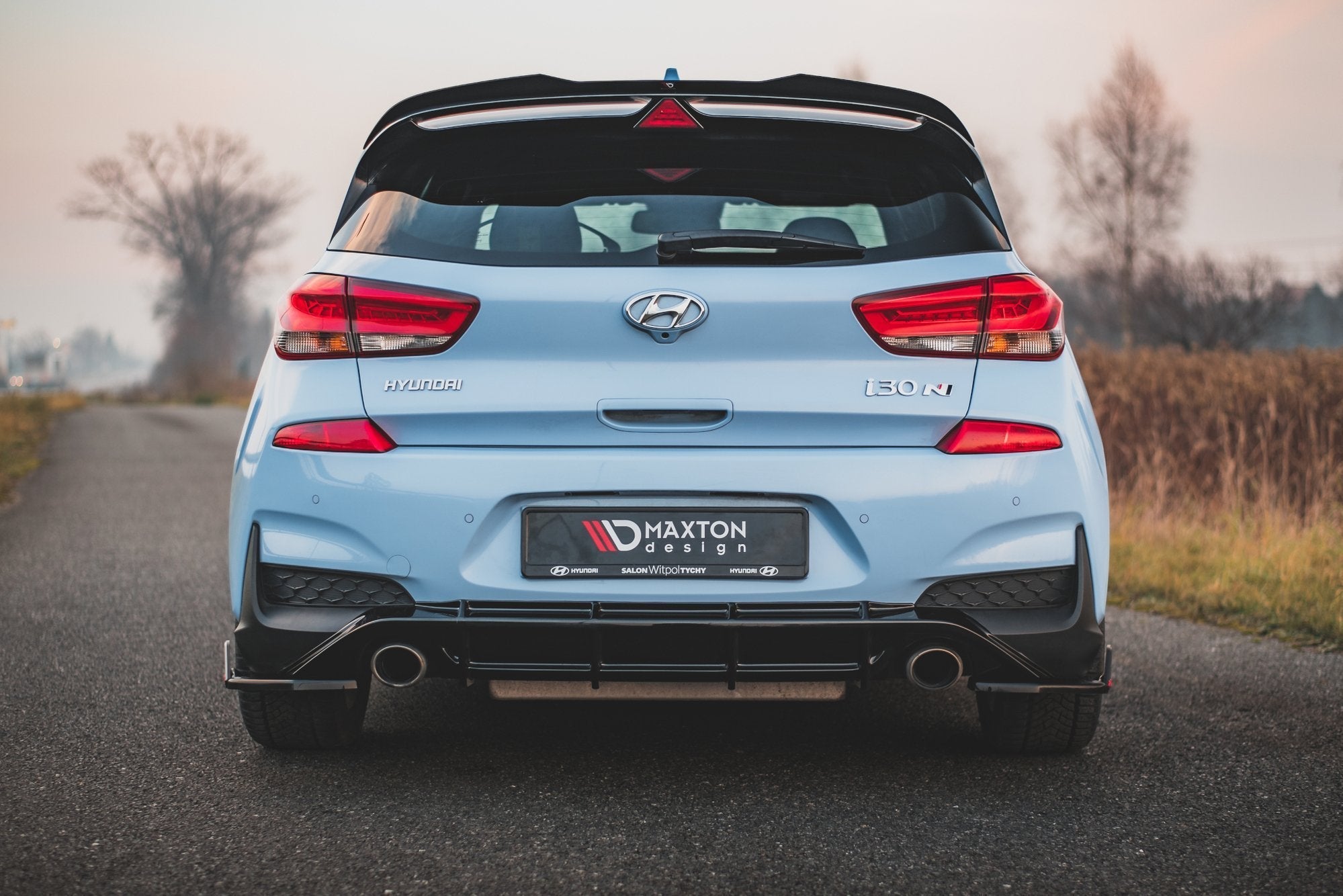 Maxton Design - Flaps V7 Heckansatz Flaps Heckansatz + Flaps für Hyundai I30 N Mk3 Hatchback - Aerowerk.