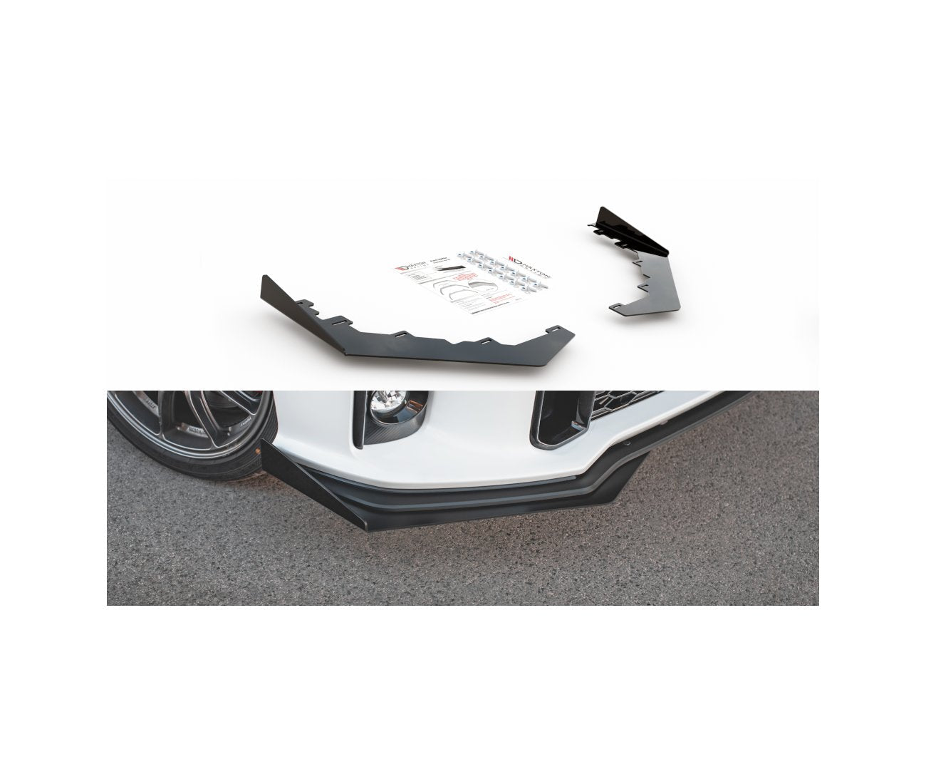 Front Flaps für Toyota GR Yaris - Aerowerk.