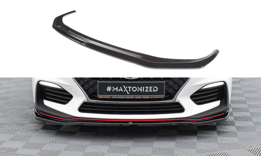 Maxton Design - Front Splitter V.2 für Hyundai I30 N Mk3 Hatchback / Fastback - Aerowerk.