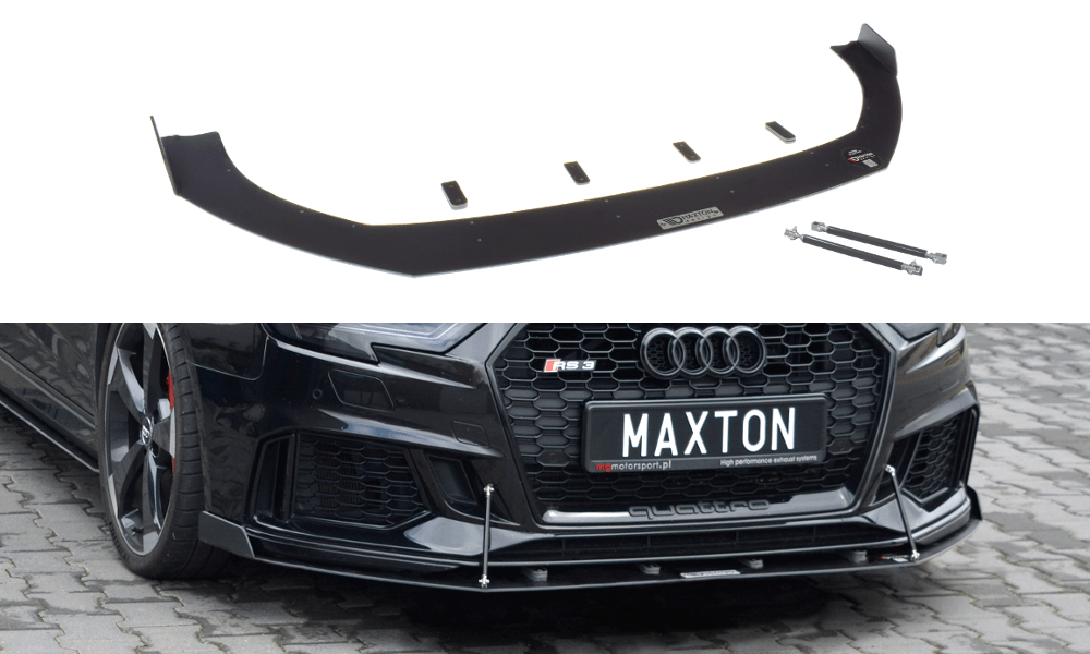 Maxton Design - Front Sport Diffusor V1 für Audi RS3 8V FL Sportback - Aerowerk.