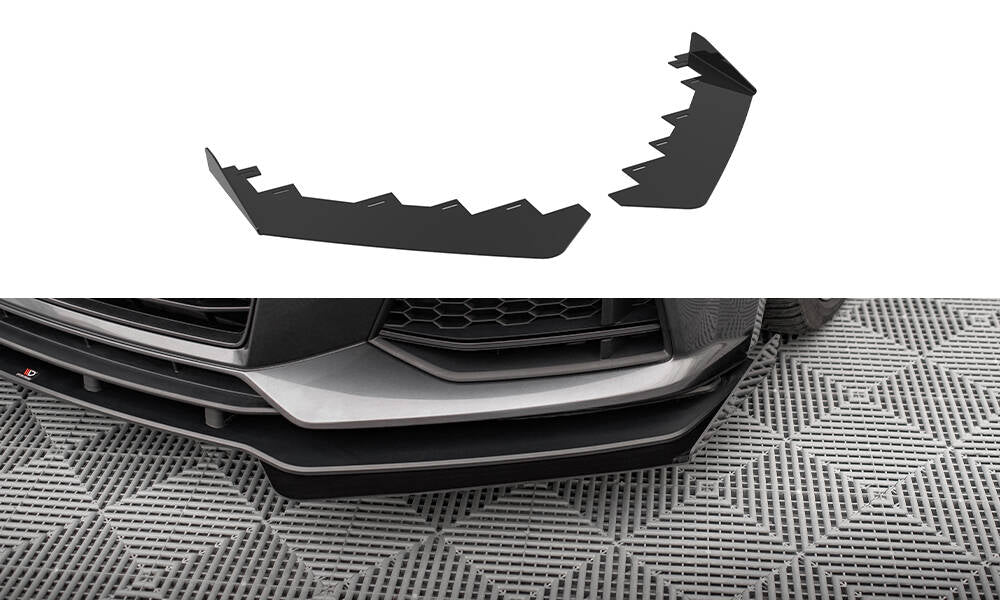 Maxton Design - Front Stoßstange Flaps für Audi TT S / S - Line 8S - Aerowerk.
