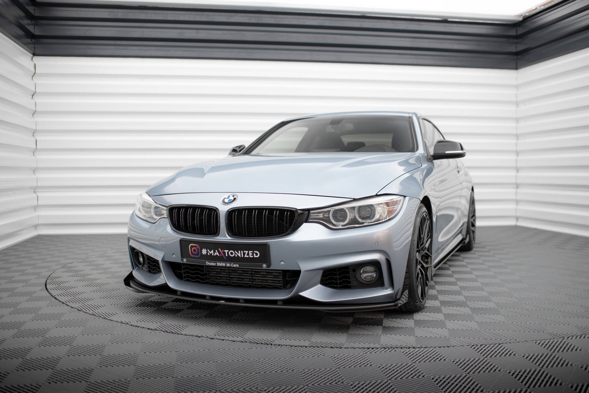 Maxton Design - Front Stoßstange Flaps für BMW 4er Coupe / Gran Coupe / Cabrio M - Paket F32 / F36 / F33 - Aerowerk.