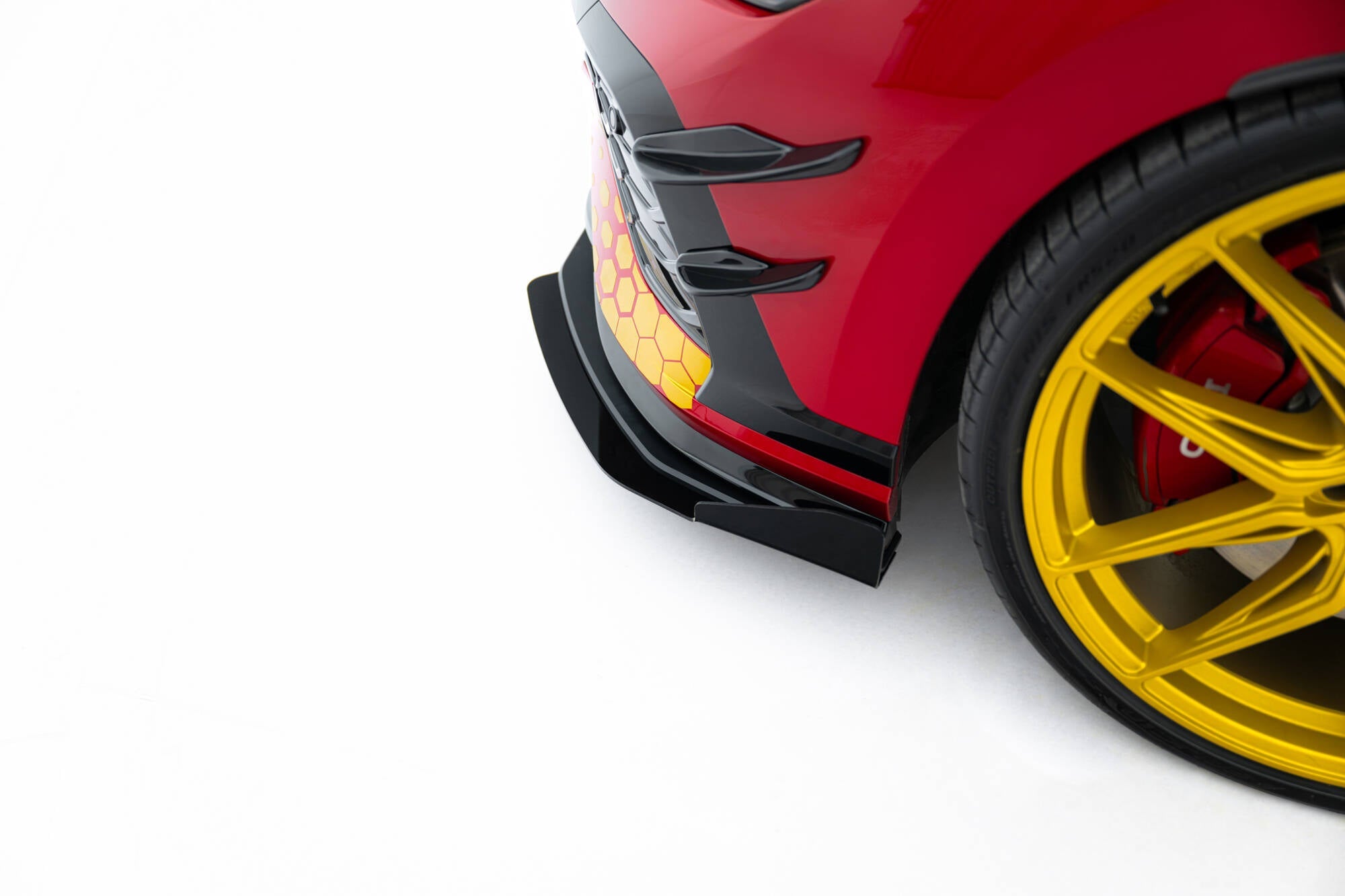 Maxton Design - Front Stoßstange Flaps für Flaps VW Golf GTI Clubsport Mk8 Facelift - Aerowerk.