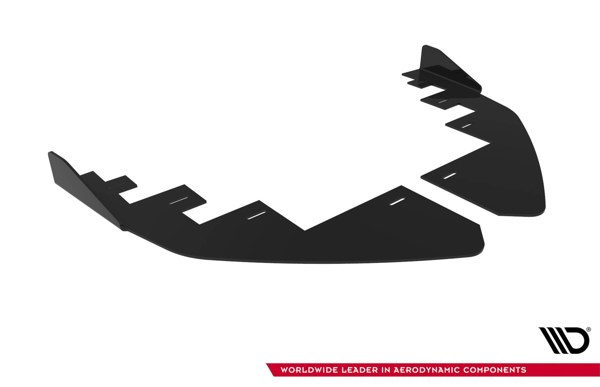 Maxton Design - Front Stoßstange Flaps für Flaps VW Golf GTI Clubsport Mk8 Facelift - Aerowerk.