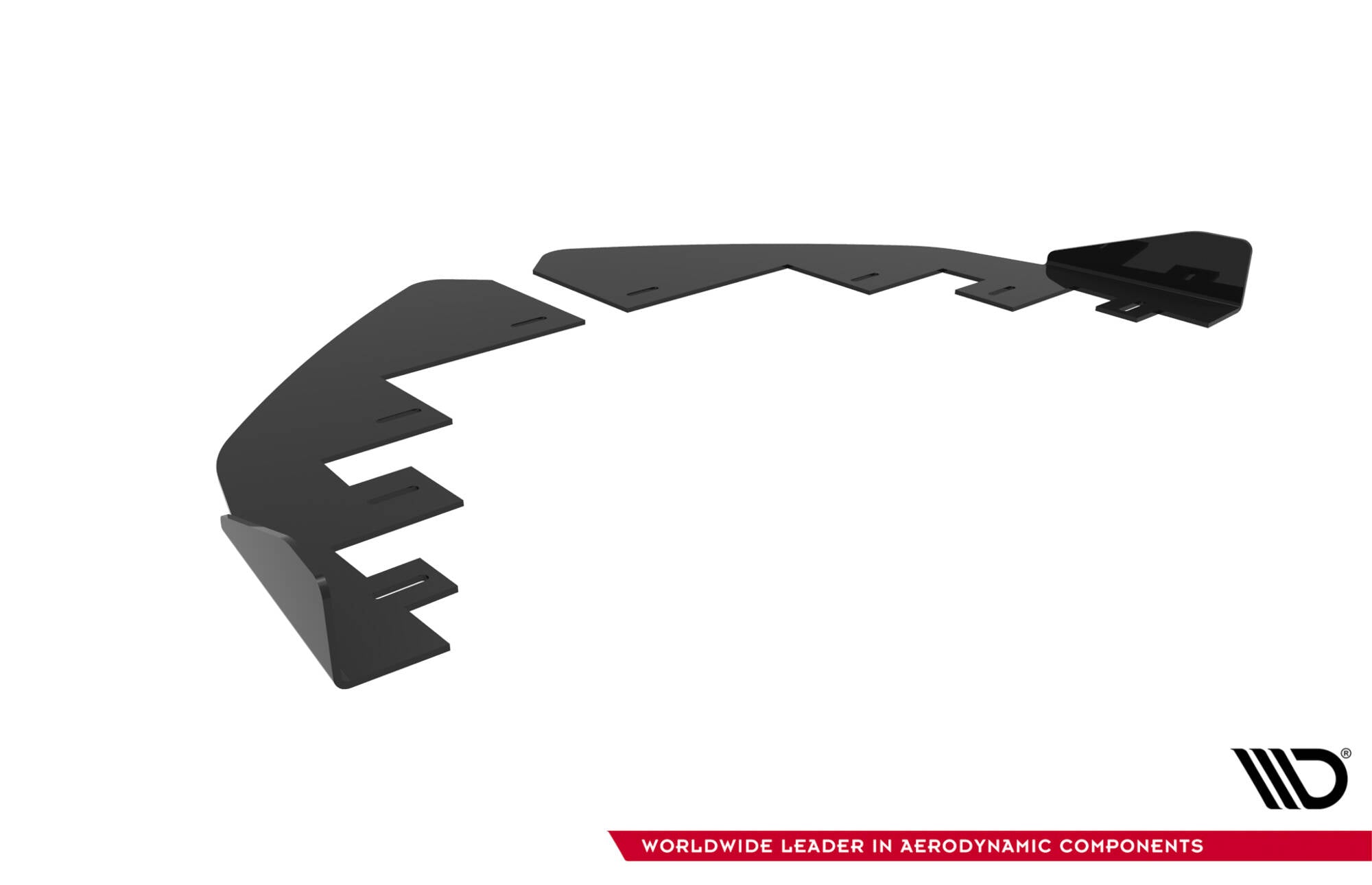 Maxton Design - Front Stoßstange Flaps für Flaps VW Golf GTI Clubsport Mk8 Facelift - Aerowerk.