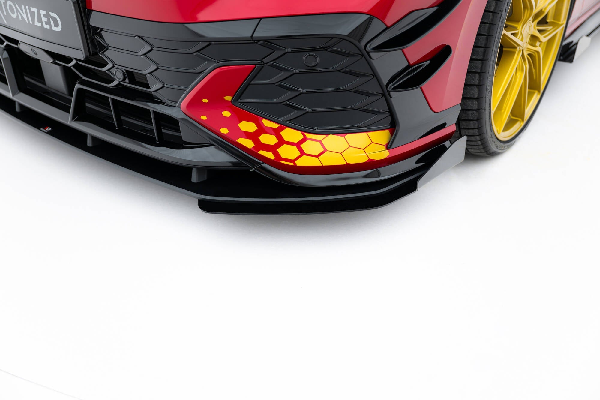 Maxton Design - Front Stoßstange Flaps für Flaps VW Golf GTI Clubsport Mk8 Facelift - Aerowerk.