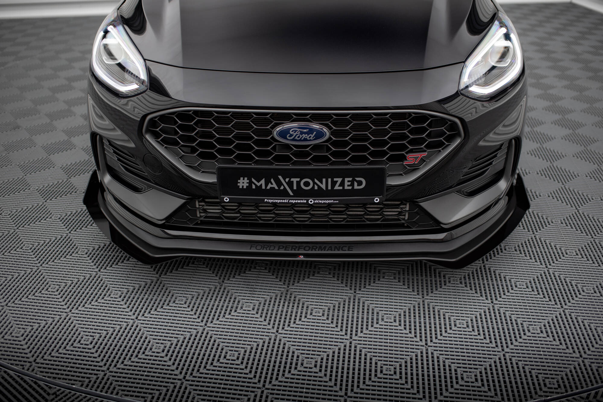 Maxton Design - Front Stoßstange Flaps für Ford Fiesta ST Mk8 Facelift - Aerowerk.