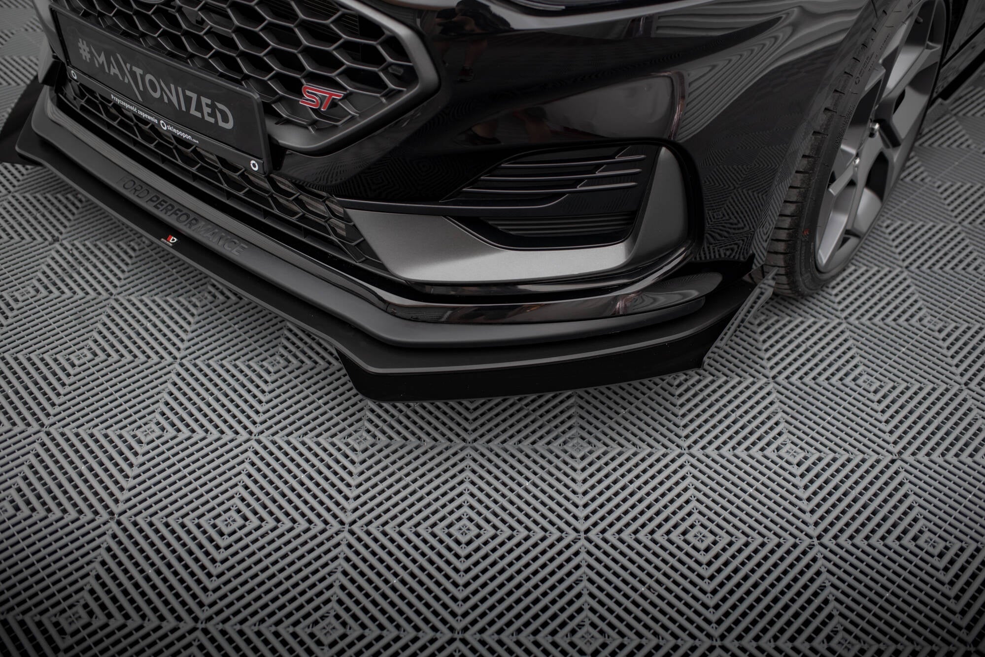 Maxton Design - Front Stoßstange Flaps für Ford Fiesta ST Mk8 Facelift - Aerowerk.