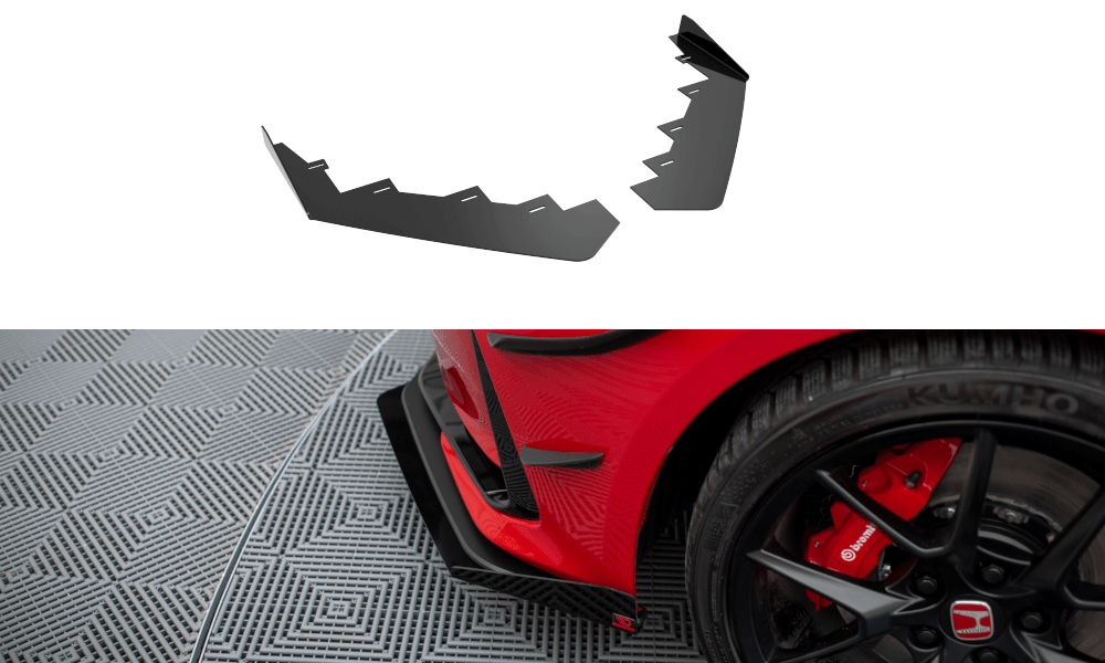 Maxton Design - Front Stoßstange Flaps für Honda Civic Type - R Mk 11 - Aerowerk.