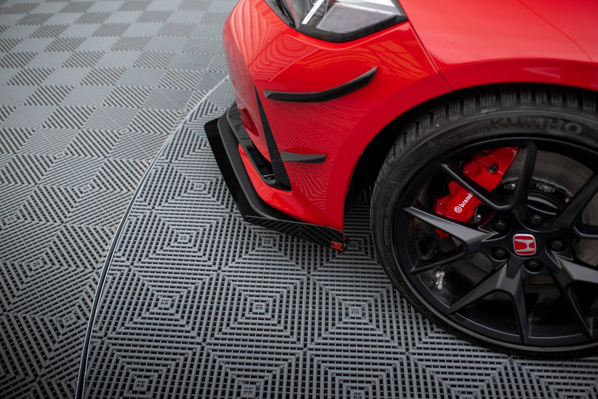 Maxton Design - Front Stoßstange Flaps für Honda Civic Type - R Mk 11 - Aerowerk.