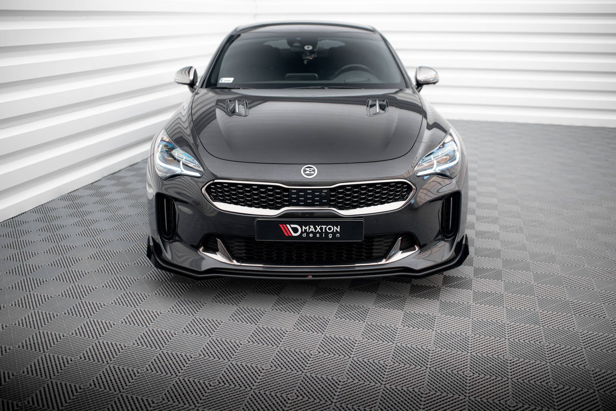 Maxton Design - Front Stoßstange Flaps für Kia Stinger GT / GT - Line / Standard Mk1 - Aerowerk.