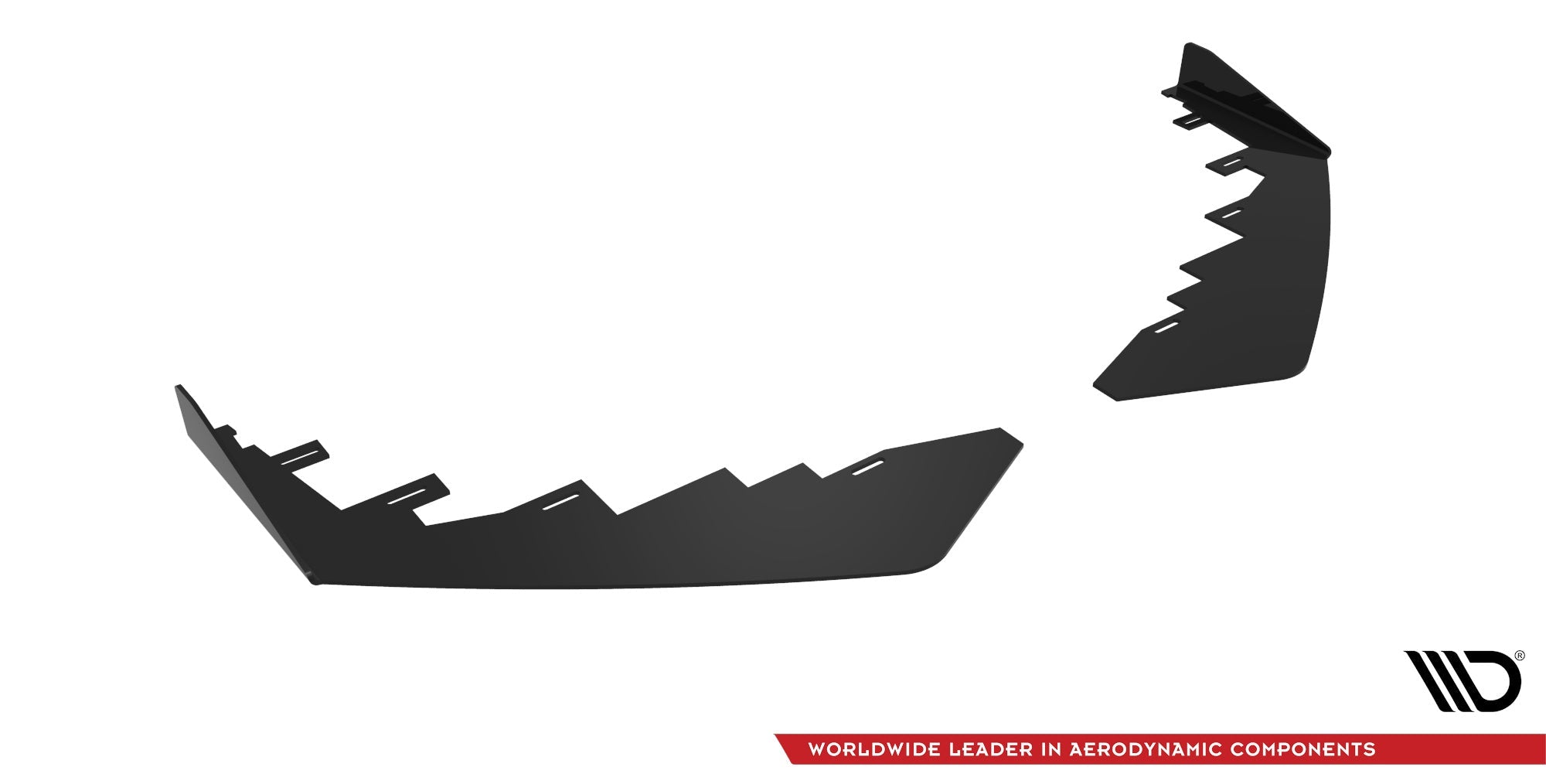 Maxton Design - Front Stoßstange Flaps für Mercedes - AMG C63 Limousine / Kombi W205 Facelift - Aerowerk.