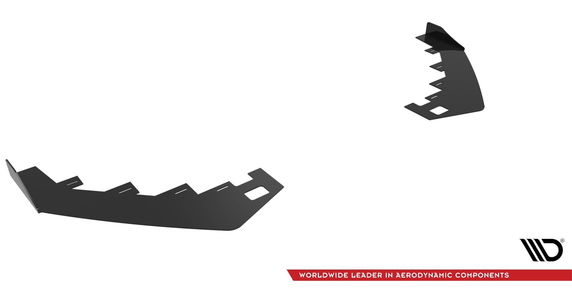 Maxton Design - Front Stoßstange Flaps für Mercedes - AMG CLA 45 Aero C117 Facelift - Aerowerk.