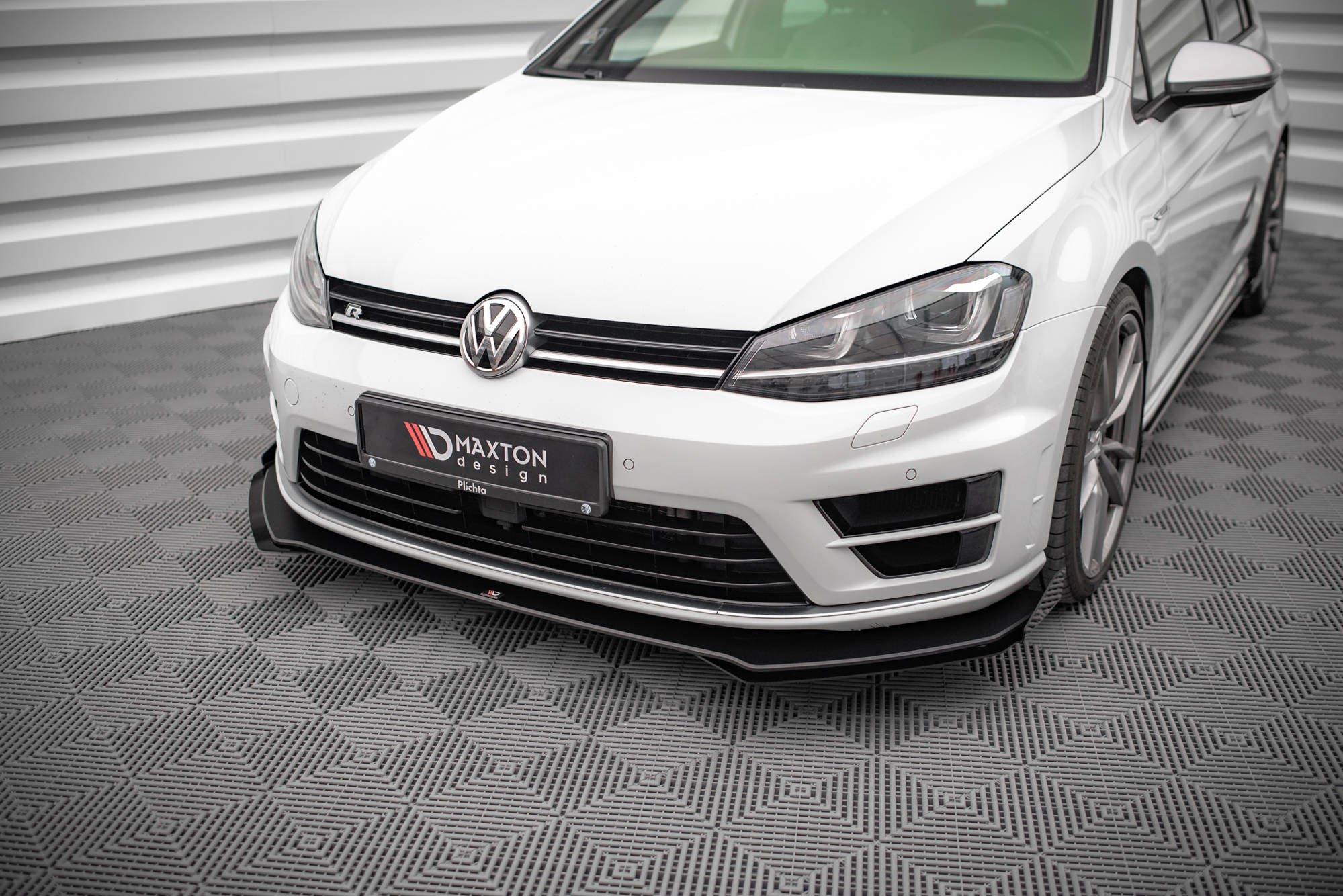 Maxton Design - Front Stoßstange Flaps für VW Golf R Mk7 - Aerowerk.