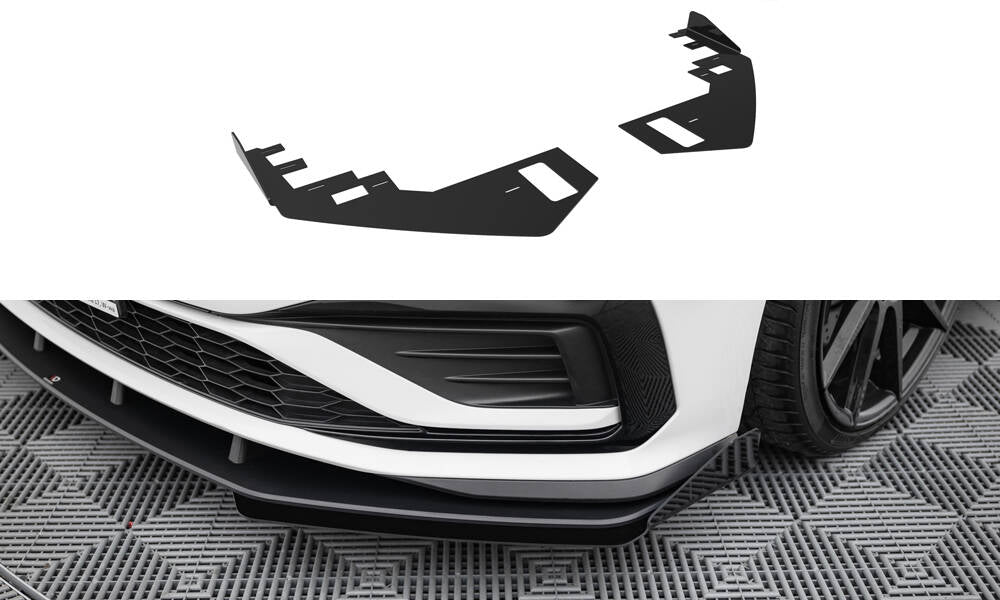 Maxton Design - Front Stoßstange Flaps für VW Jetta GLI Mk7 - Aerowerk.