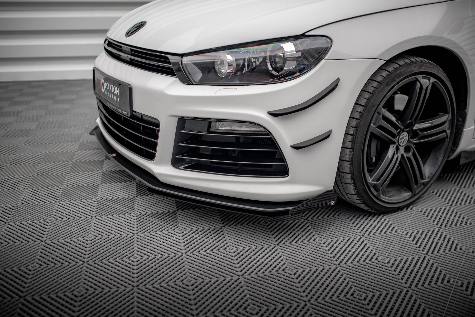Maxton Design - Front Stoßstange Flaps für VW Scirocco R Mk3 - Aerowerk.